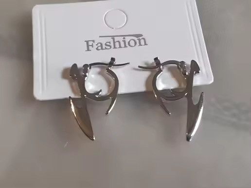 Jewelry Cyberpunk Ear Cuff Earrings, Spiky Earrings, Cyber Earrings Size ONE SIZE - 4 Thumbnail