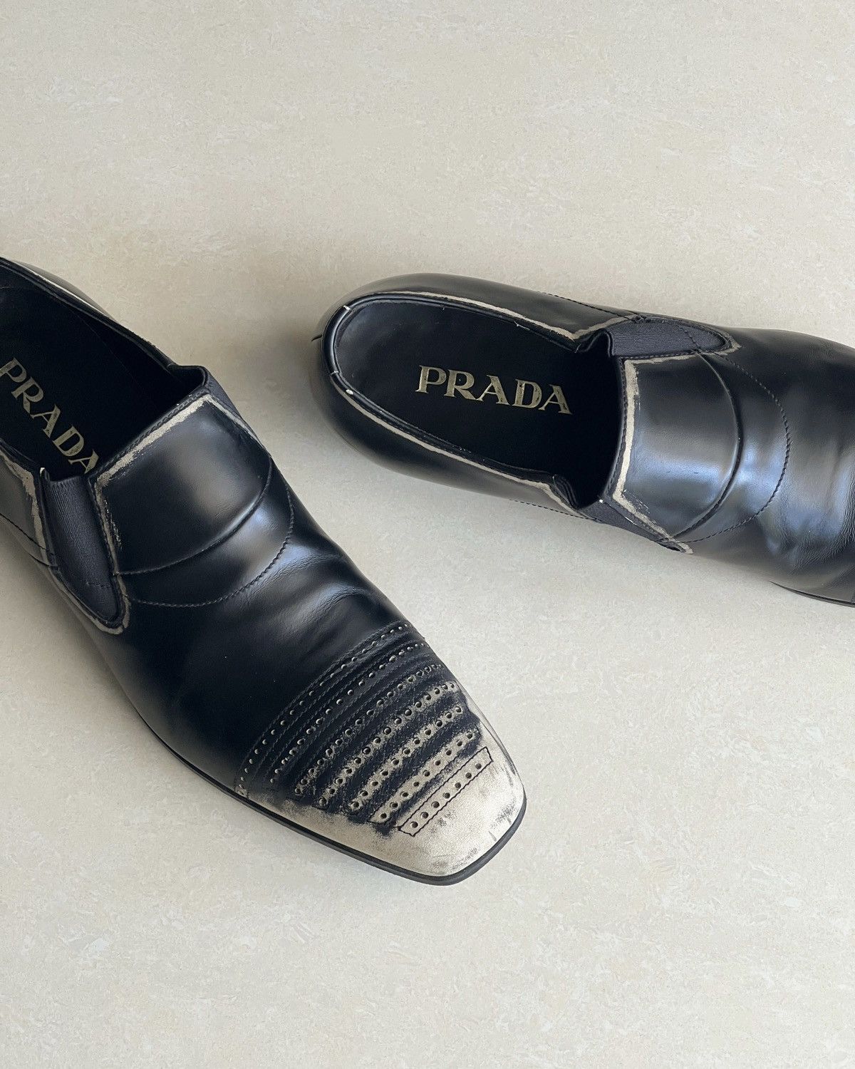 Prada FW07 Prada distressed loafers Size US 9.5 / EU 42-43 - 6 Thumbnail