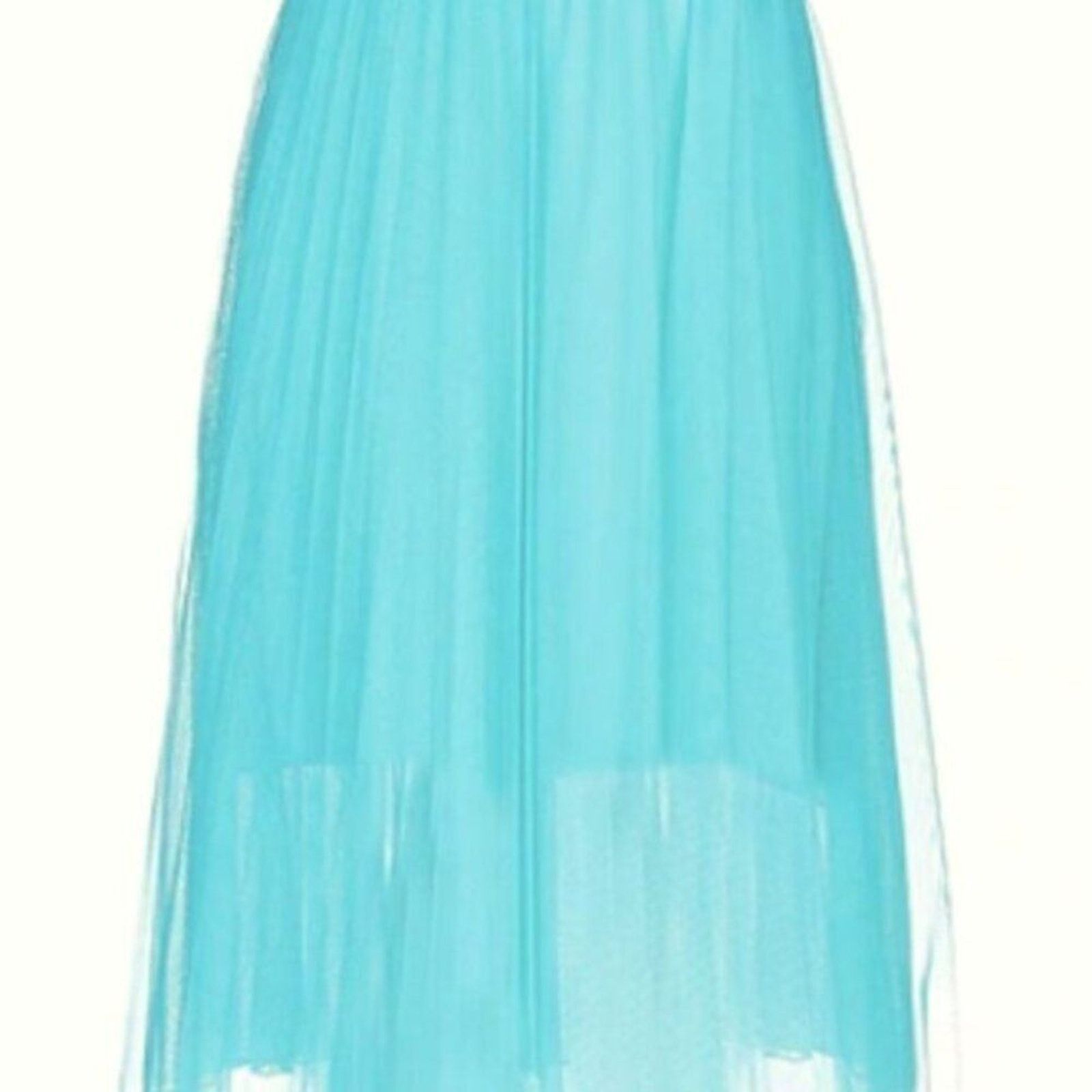 Patrizia Pepe Patrizia Pepe Tulle Knee length skirt Turquoise size 10 Size 32" / US 10 / IT 46 - 2 Thumbnail