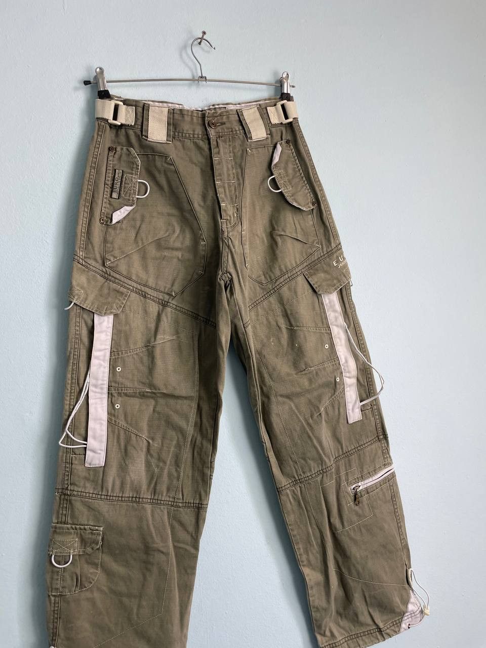 Other Vintage Baggy Oversized “JET LAG”Multi-Pocket Cargo Pants Size US 32 / EU 48 - 2 Thumbnail