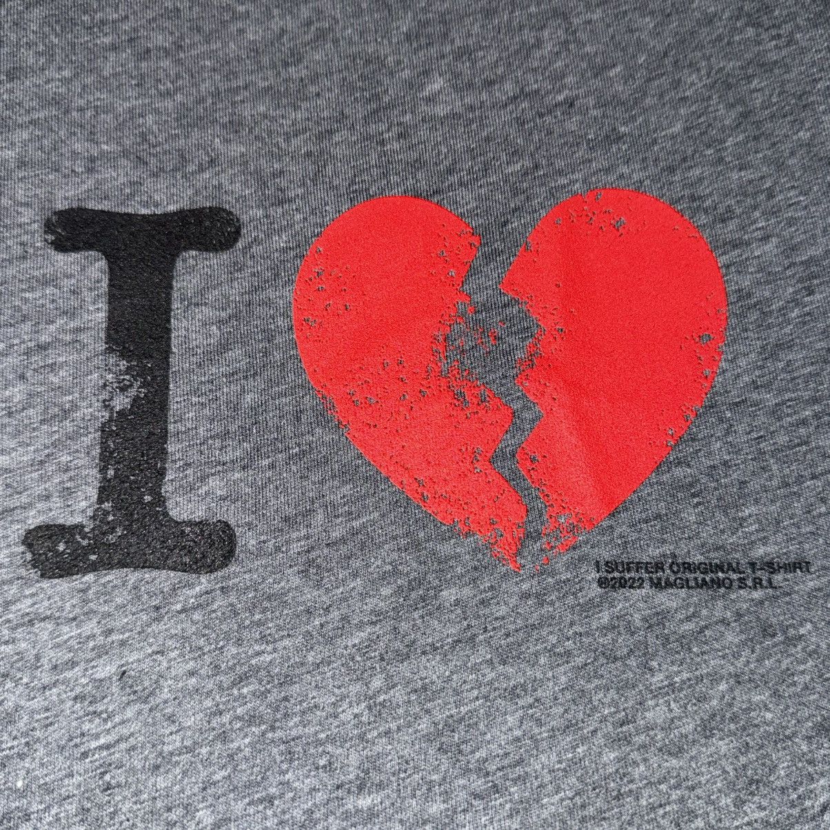 Magliano Magliano “I Suffer” gray long-sleeved asymmetrical tshirt Size US S / EU 44-46 / 1 - 5 Thumbnail