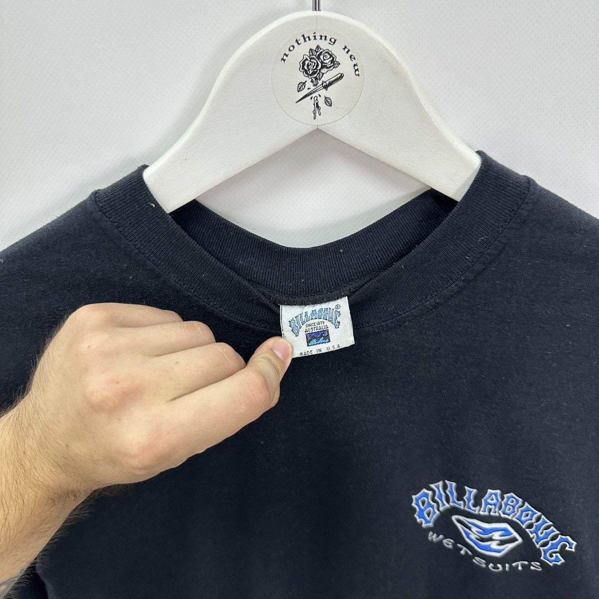 Billabong × Vintage Vintage 90s Billabong wetsuits surfing USA surf tee y2k og Size US L / EU 52-54 / 3 - 9 Thumbnail