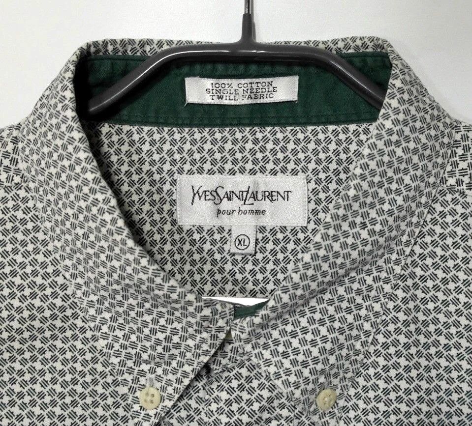 Yves Saint Laurent Yves Saint Laurent Vintage Short Sleeve Shirt Mens XL Size US XL / EU 56 / 4 - 6 Thumbnail