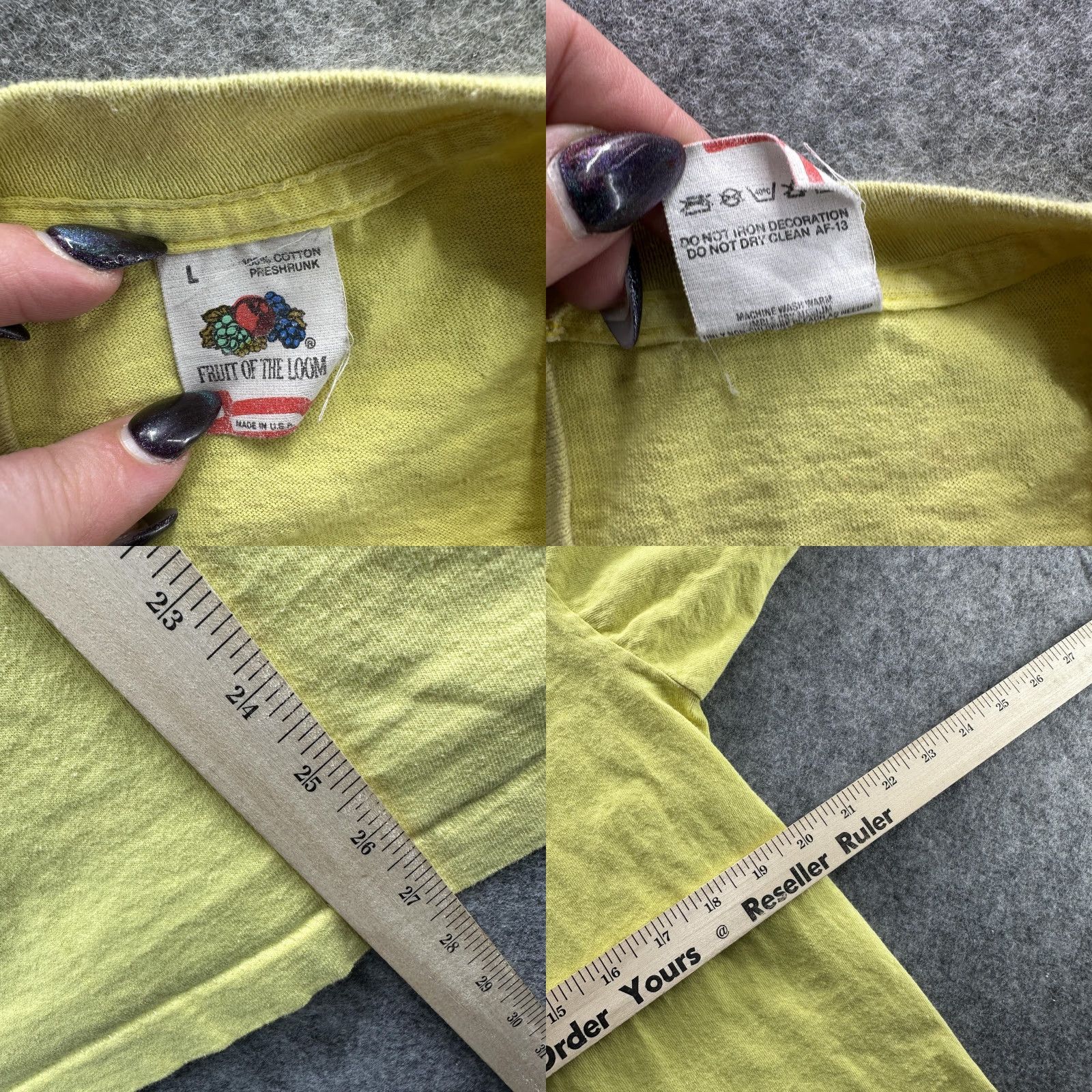 Fruit Of The Loom VINTAGE Special Olympics T-Shirt Mens Large Yellow 90s Fruit of the Loom Texas Area 4 Sports Size US L / EU 52-54 / 3 - 8 Thumbnail