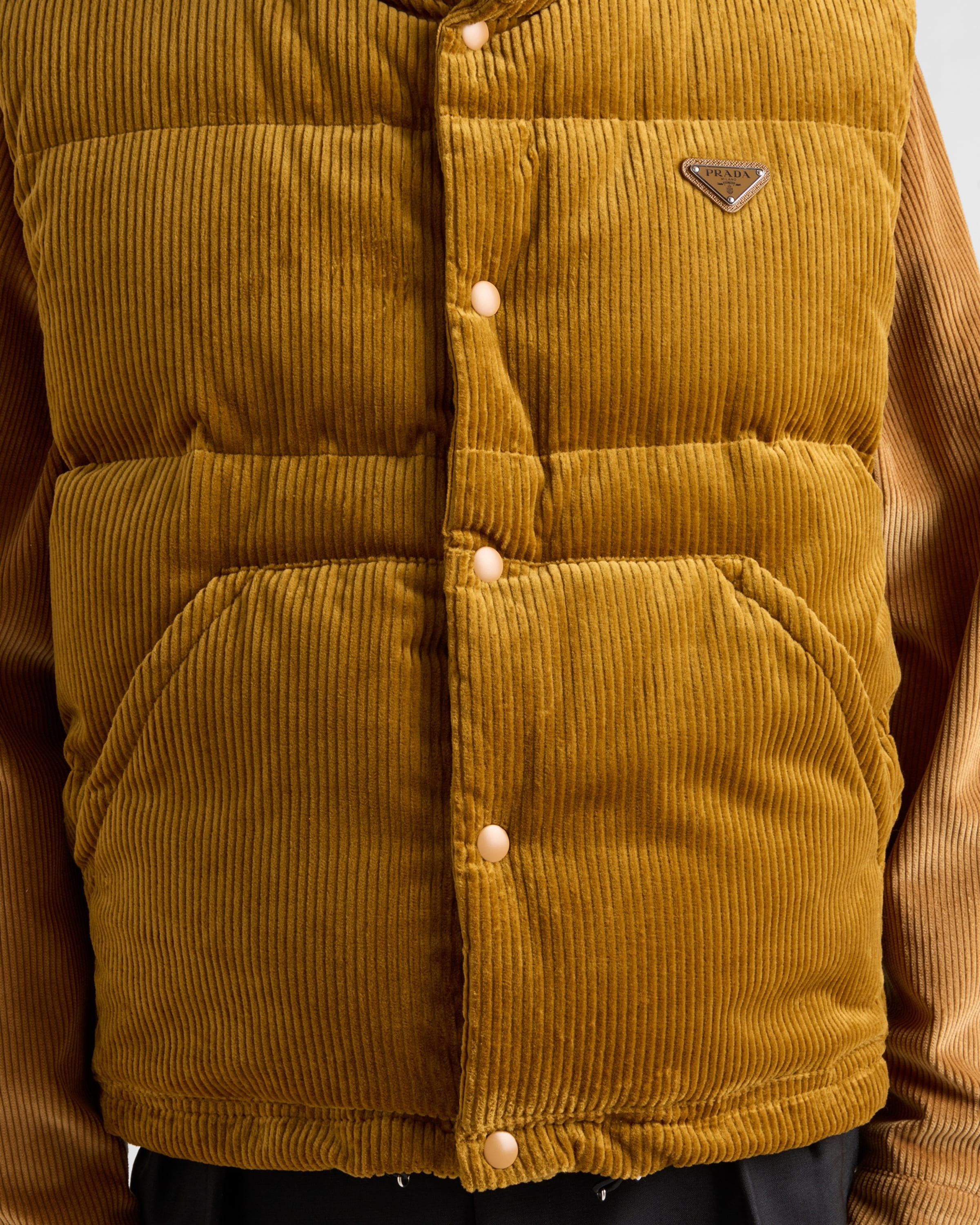 Prada o1la1rc1a0925 Corduroy Down Vest in Mustard Size US S / EU 44-46 / 1 - 6 Thumbnail