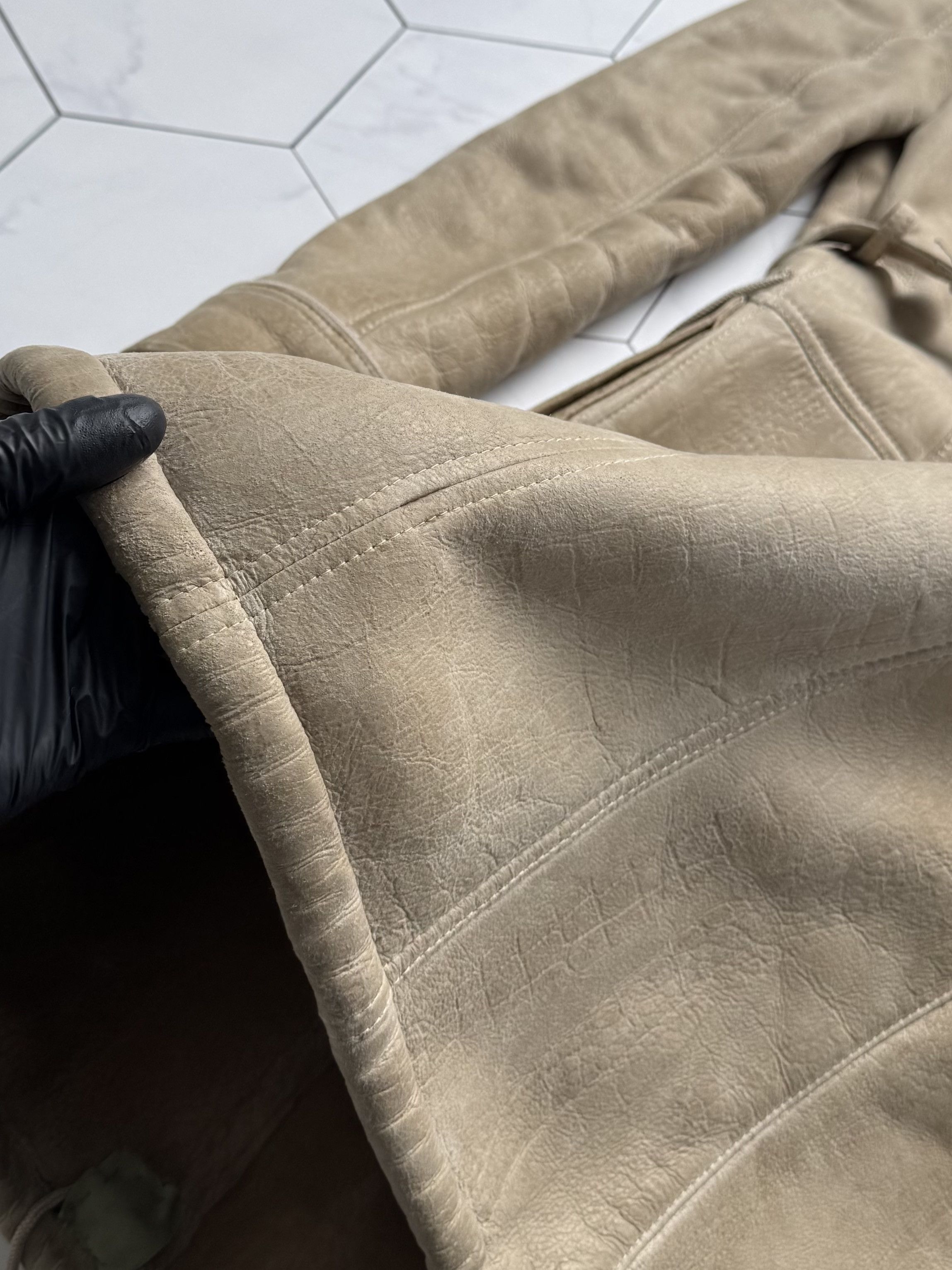 Vintage Vintage Real Shearling Coat With Hood And Belt (B250)D15E2 Size XS / US 0-2 / IT 36-38 - 24 Thumbnail