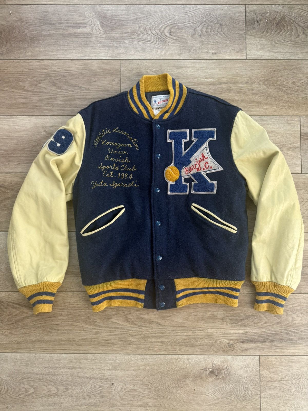 Vintage Vintage But Win Varsity Jacket Size US M / EU 48-50 / 2 - 1 Thumbnail