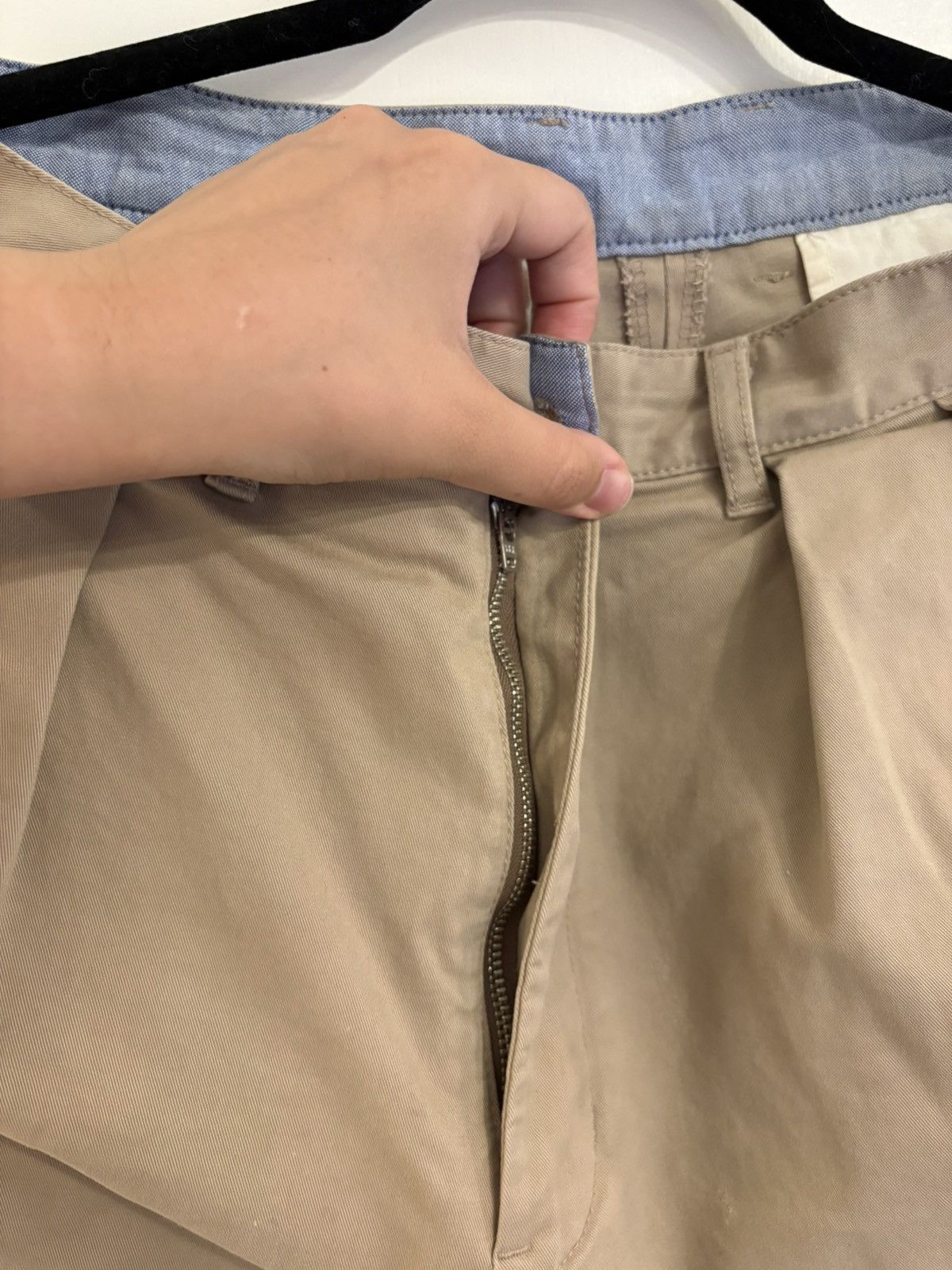 Beams Japan Beams Japan Baggy Cropped Khakis Size Large Size US 33 - 3 Thumbnail