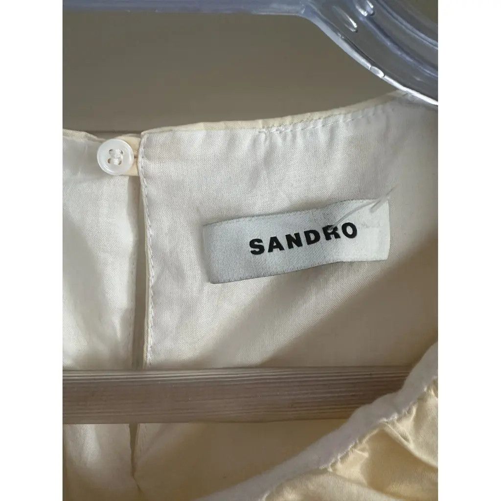 Sandro Sandro new dress ecru Size S / US 4 / IT 40 - 6 Thumbnail