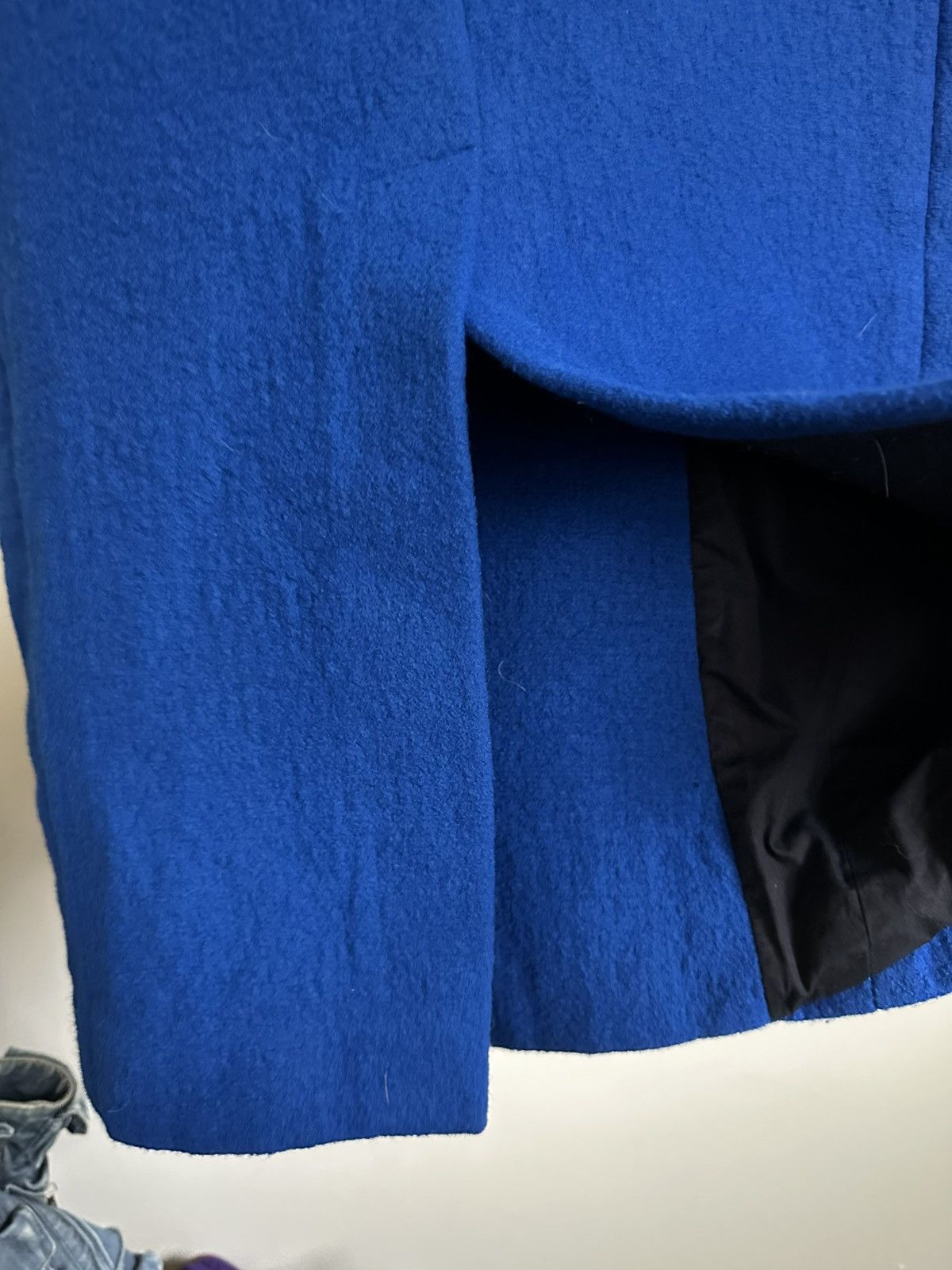 Celine Old Celine Fall 2010 Wool Coat Blue Phoebe Philo Era Size S / US 4 / IT 40 - 4 Thumbnail