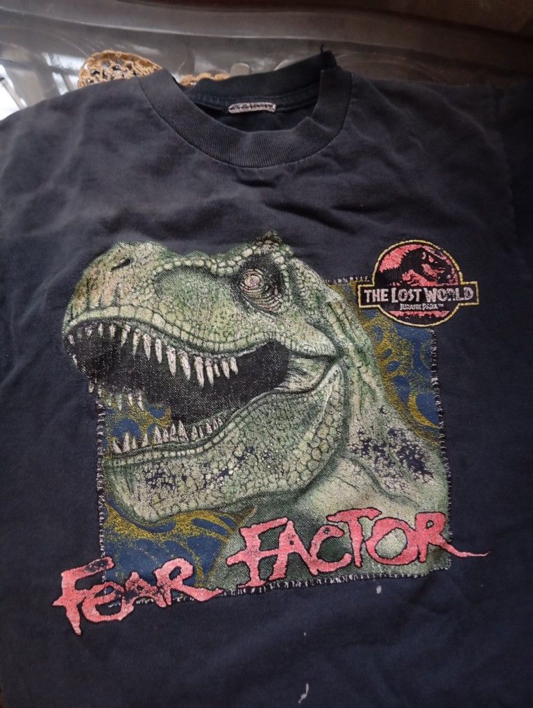 Vintage 🦖 VTG 90s Jurassic Park - The Lost World Tshirt movie🍿 🎥 Size US XS / EU 42 / 0 - 1 Thumbnail