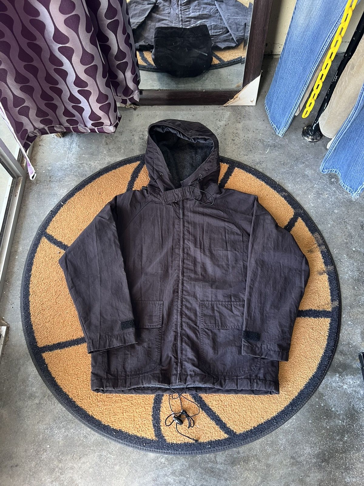 SHIPS 🔥Rare Ships Polartec Zipper Jacket With Hoodie Size US M / EU 48-50 / 2 - 1 Thumbnail