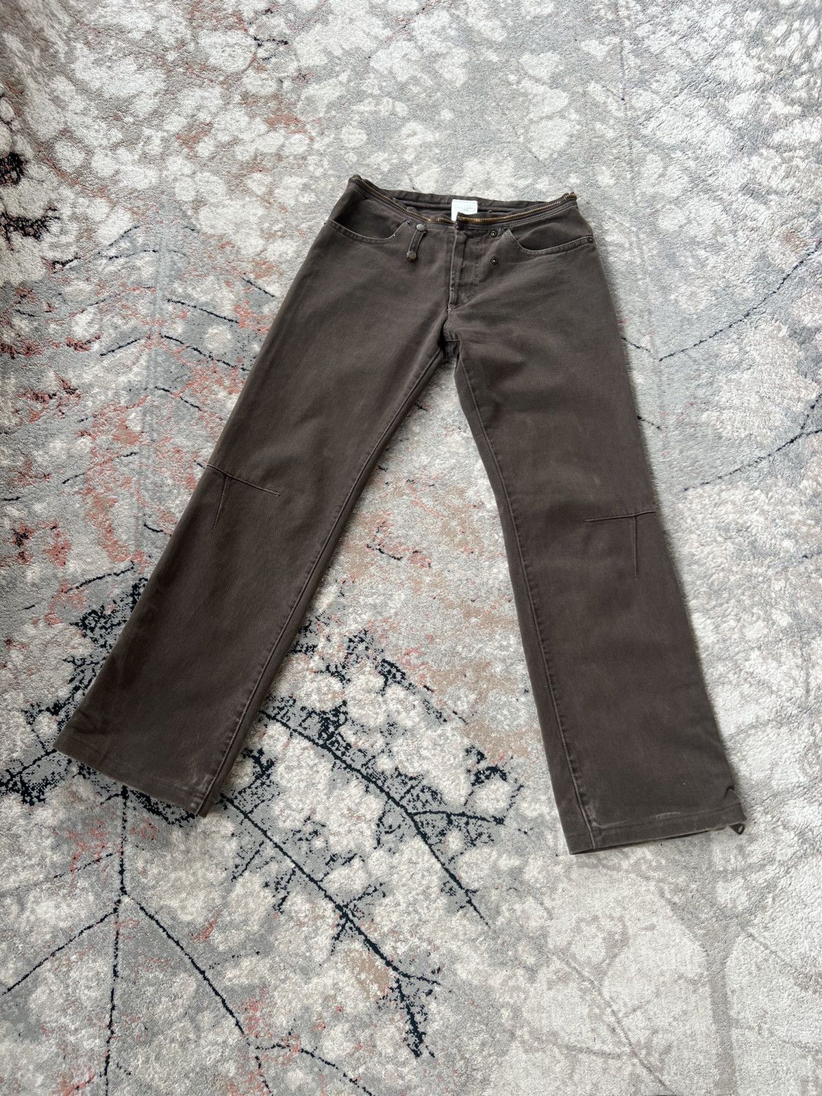 image of Dolce Gabbana x Italian Designers Y2K Dolce & Gabbana Vintage Denim Pants in Brown, Men's (Size 31)