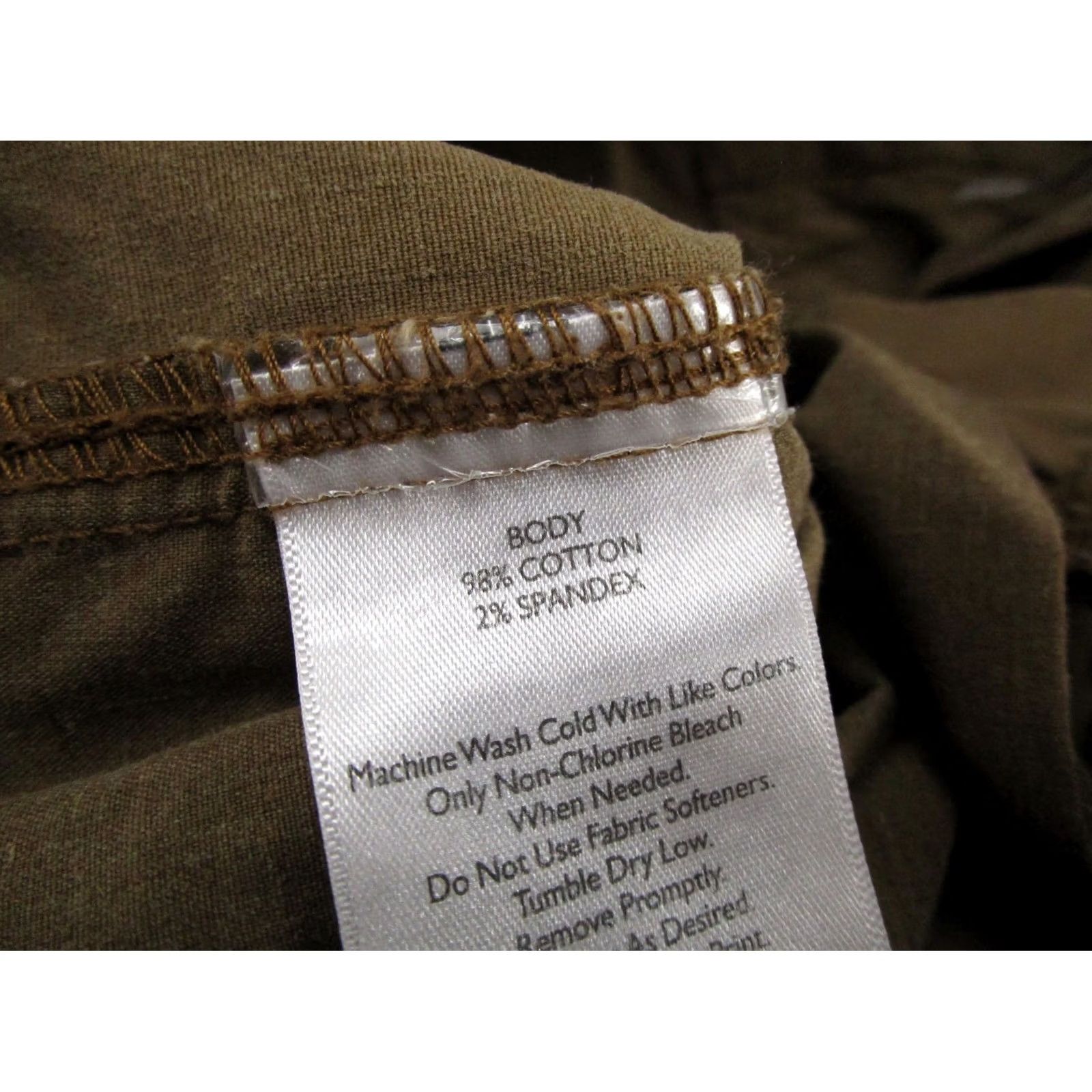 Eddie Bauer Eddie Bauer Cargo Pants Womens 8 Brown Regular Straight Pockets Cargo Military Outdoors Hiking Stretch Denim? Size 30" / US 8 / IT 44 - 4 Thumbnail