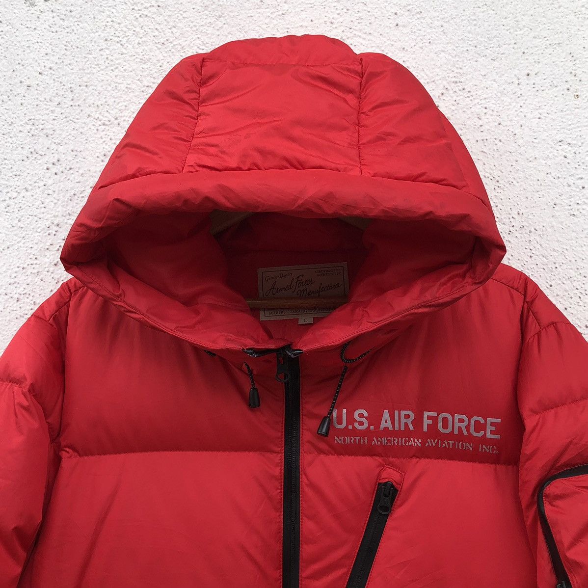 Avirex AVIREX U.S Air Force USAF Hooded Down Puffer Jacket Men's Size US L / EU 52-54 / 3 - 6 Thumbnail