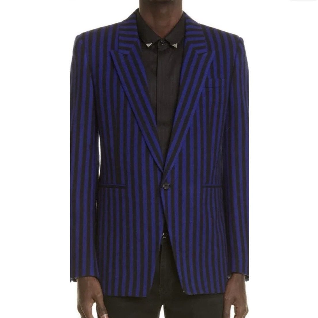 Saint Laurent Paris Saint Laurent Striped Blazer in Medium Size US M / EU 48-50 / 2 - 1 Thumbnail