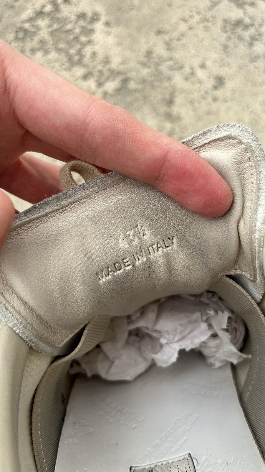 Maison Margiela Maison Margiela Gat Replica Paint Splatter White Size US 10.5 / EU 43-44 - 8 Thumbnail