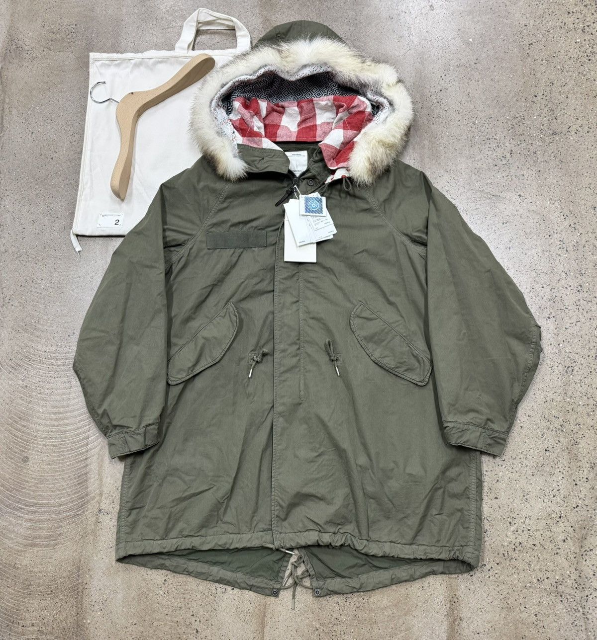 Visvim Visvim 19aw Six Five Fishtail Parka M51 Olive | Grailed