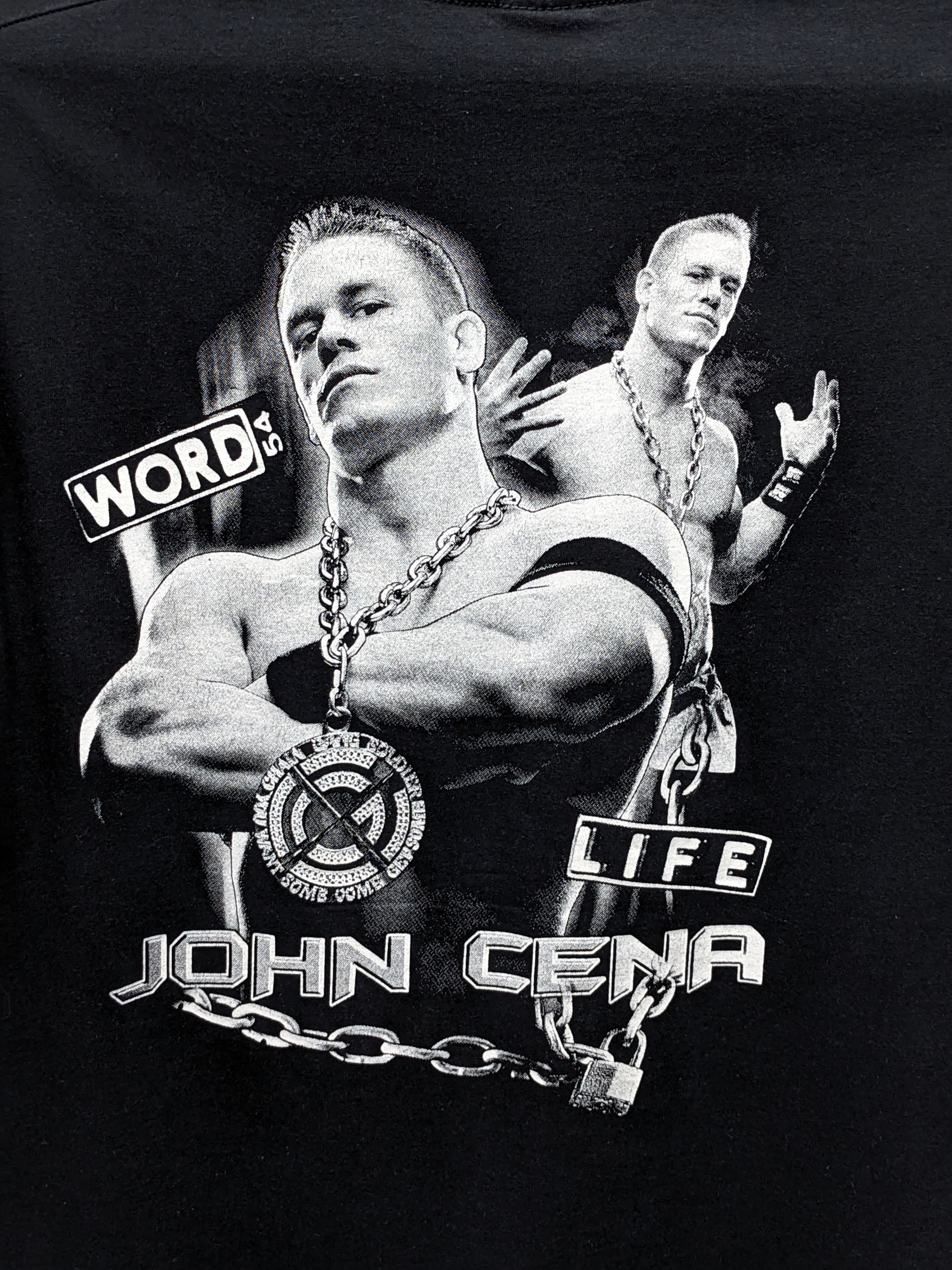 WWE Vintage John Cena WWE WWF Wrestling Merch Rap Tshirt Size US M / EU 48-50 / 2 - 4 Thumbnail