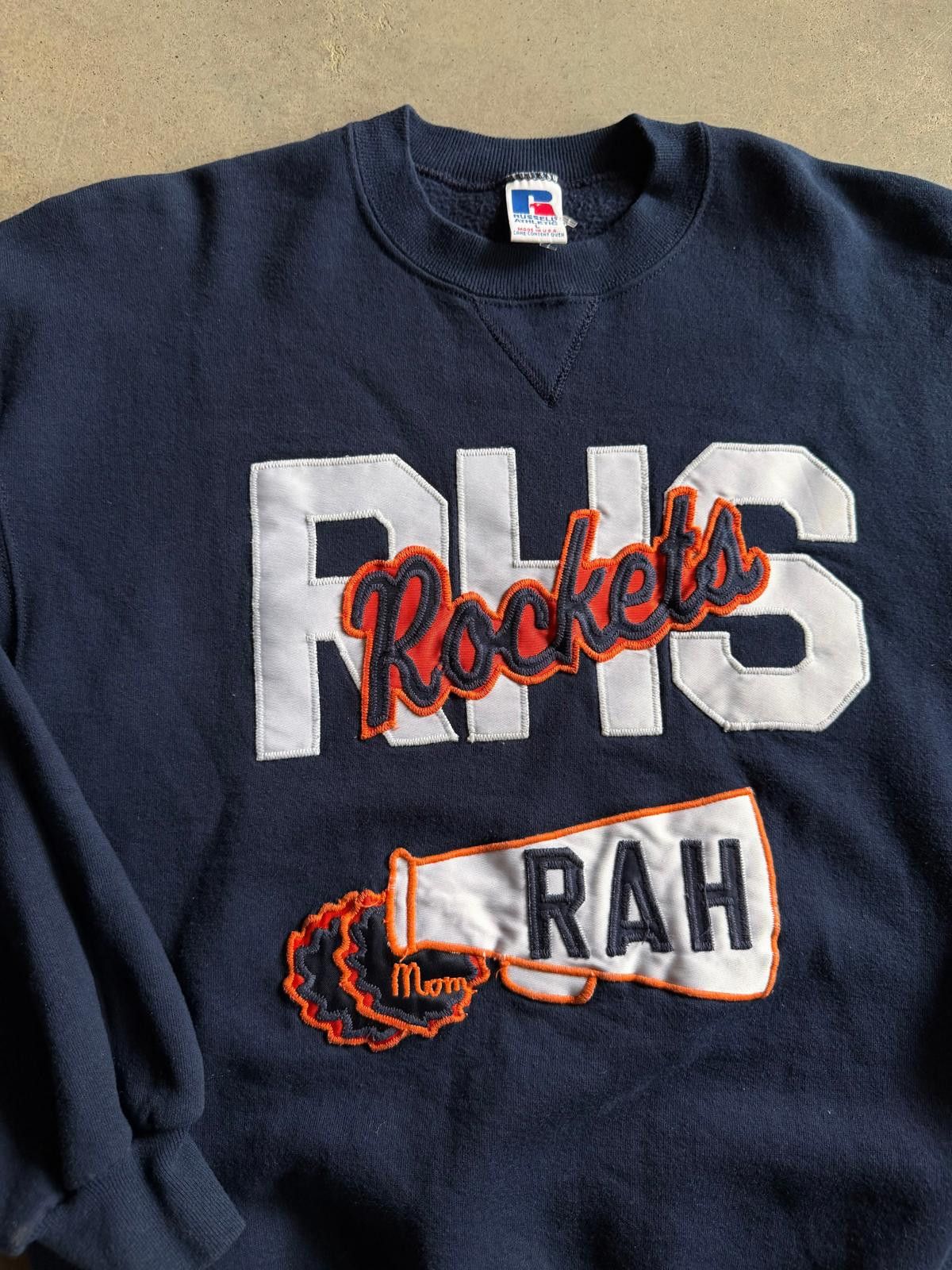 Russell Athletic VTG RHS Rockets Rah Sweatshirt Sz L Size US L / EU 52-54 / 3 - 3 Thumbnail