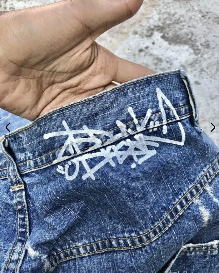 If Six Was Nine BAGGY SOUL BREAK DENIM Size US 32 / EU 48 - 4 Thumbnail