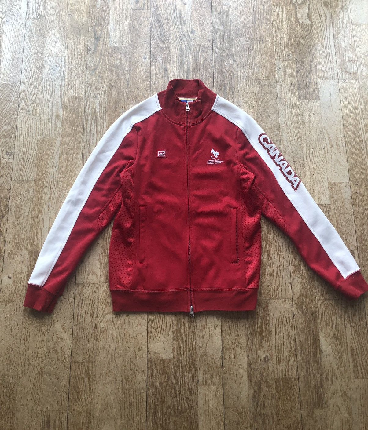 Vintage RARE 2006 TORINO OLYMPIC GAMES CANADA SPORT ZIP SWEATSHIRT Size US M / EU 48-50 / 2 - 1 Thumbnail