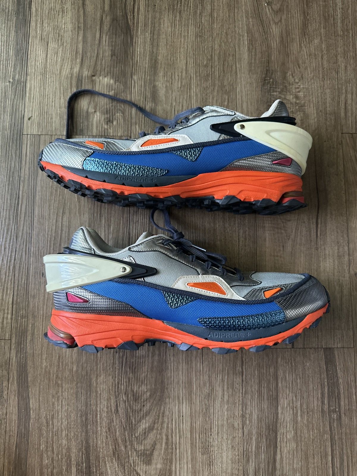 image of Adidas x Raf Simons Response Trail Shoes in White, Men's (Size 12.5)