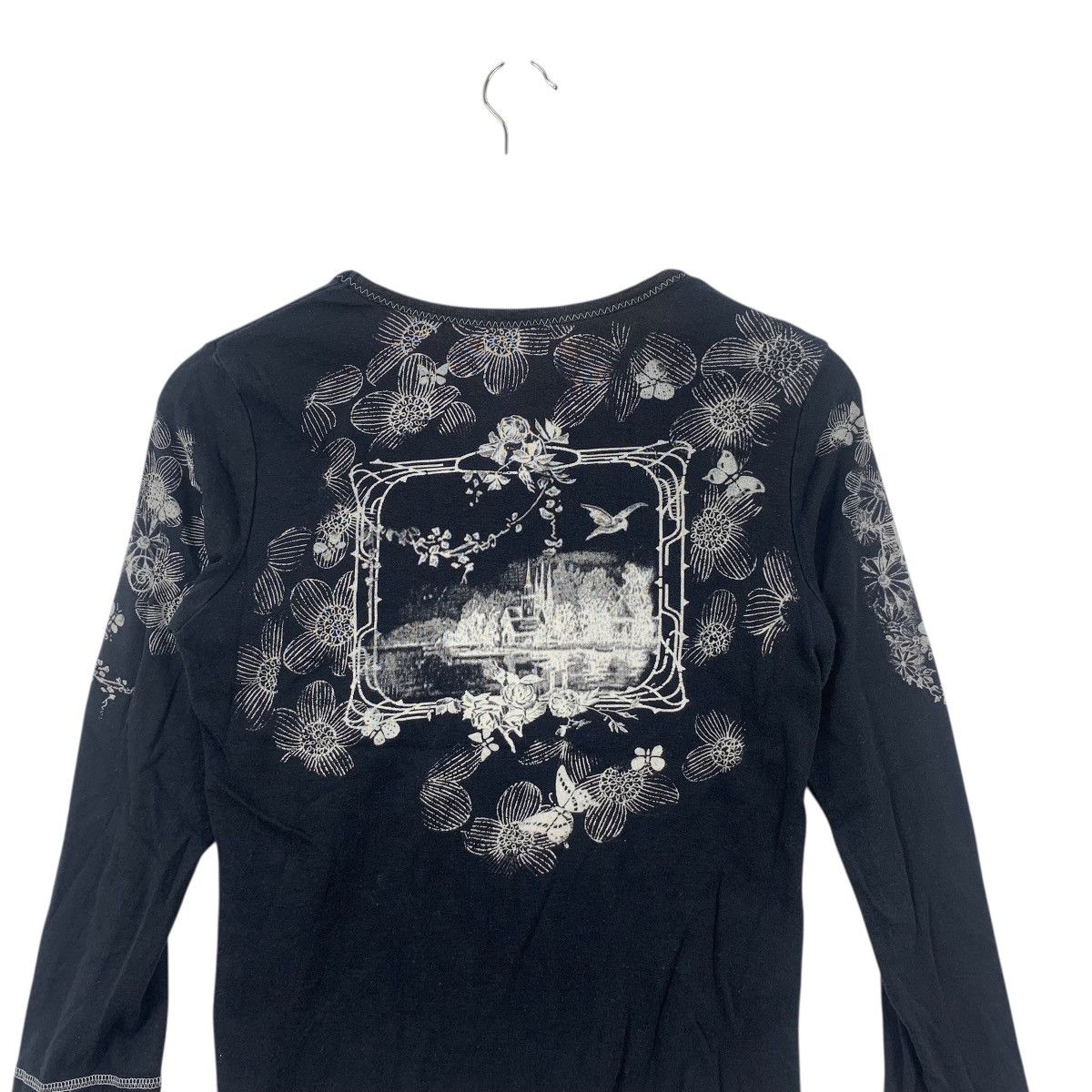 Other NO MORE ANGEL Rhinestone Over Print Art Painting Tee Shirt Size XXS / US 00 / IT 34 - 6 Thumbnail