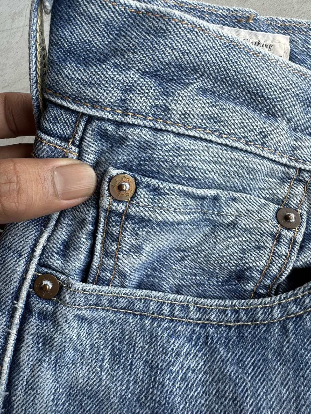 Levi's Vintage Clothing Vintage LEVI’S 505 Jeans Blue Washed Big E Denim Pants W30 Size US 30 / EU 46 - 7 Thumbnail
