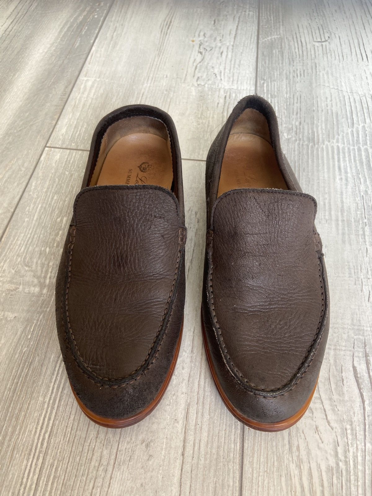 Loro Piana Loro Piana Summer Walk Leather Loafer Size US 9 / EU 42 - 1 Thumbnail