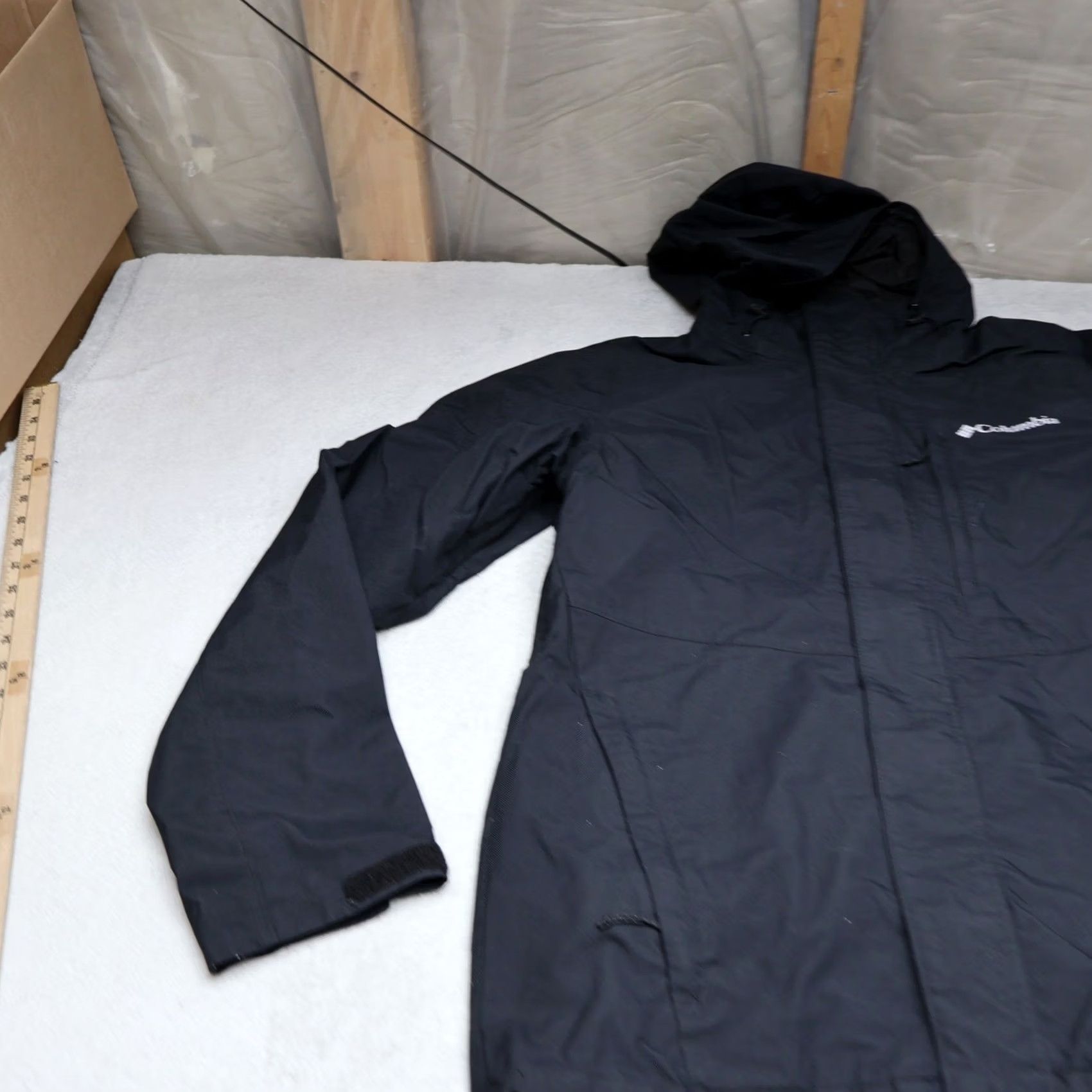 Vintage Columbia Jacket Mens Small Black 3-in-1 Omni-Tech Shell Wind Rain Waterproof Hiking Outdoor Casual Travel Workwear Size US S / EU 44-46 / 1 - 2 Thumbnail