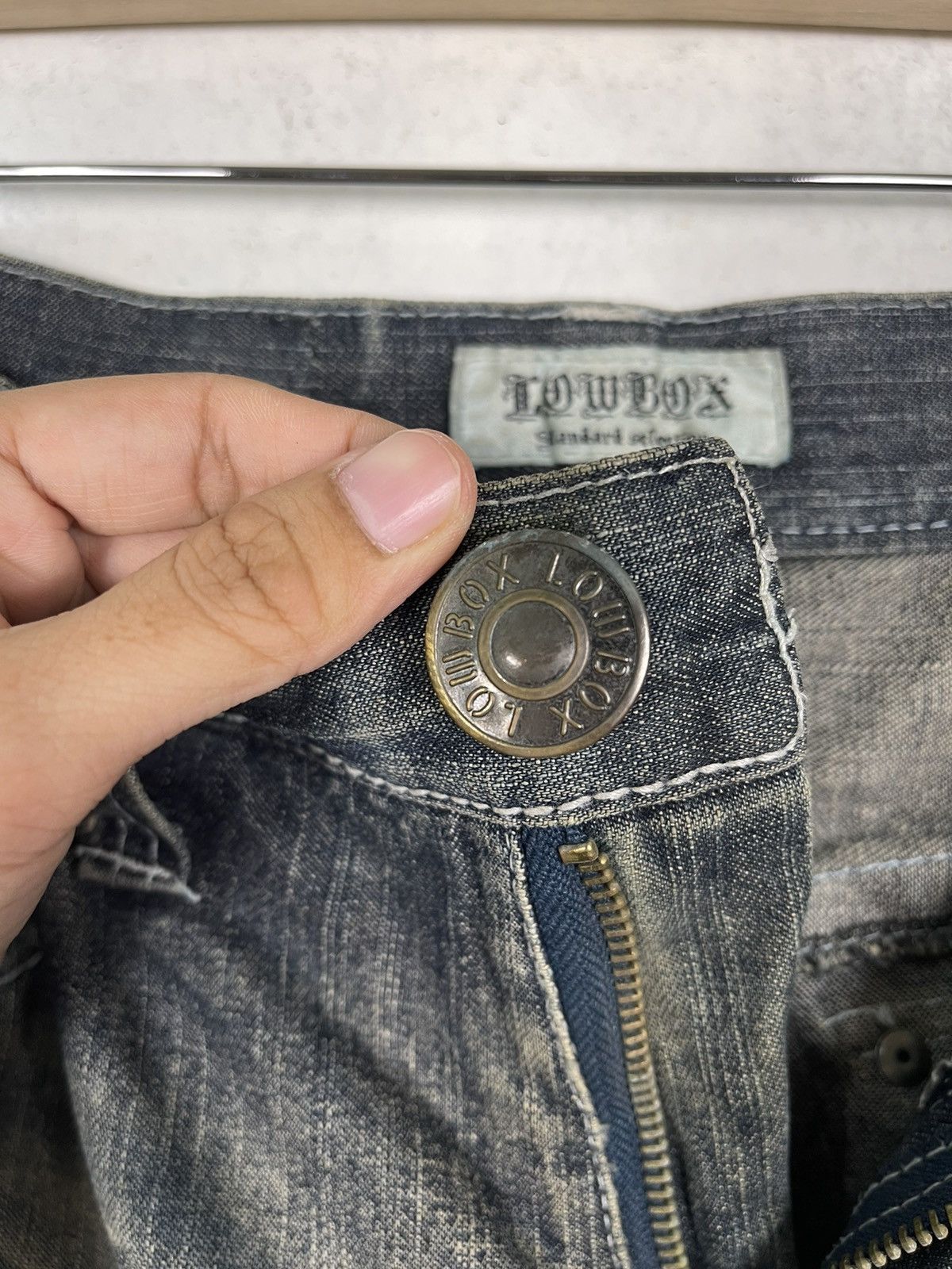Japanese Brand × Tornado Mart JAPANASE LOWBOX DISTRESSED FLARE JEANS Size US 32 / EU 48 - 10 Thumbnail