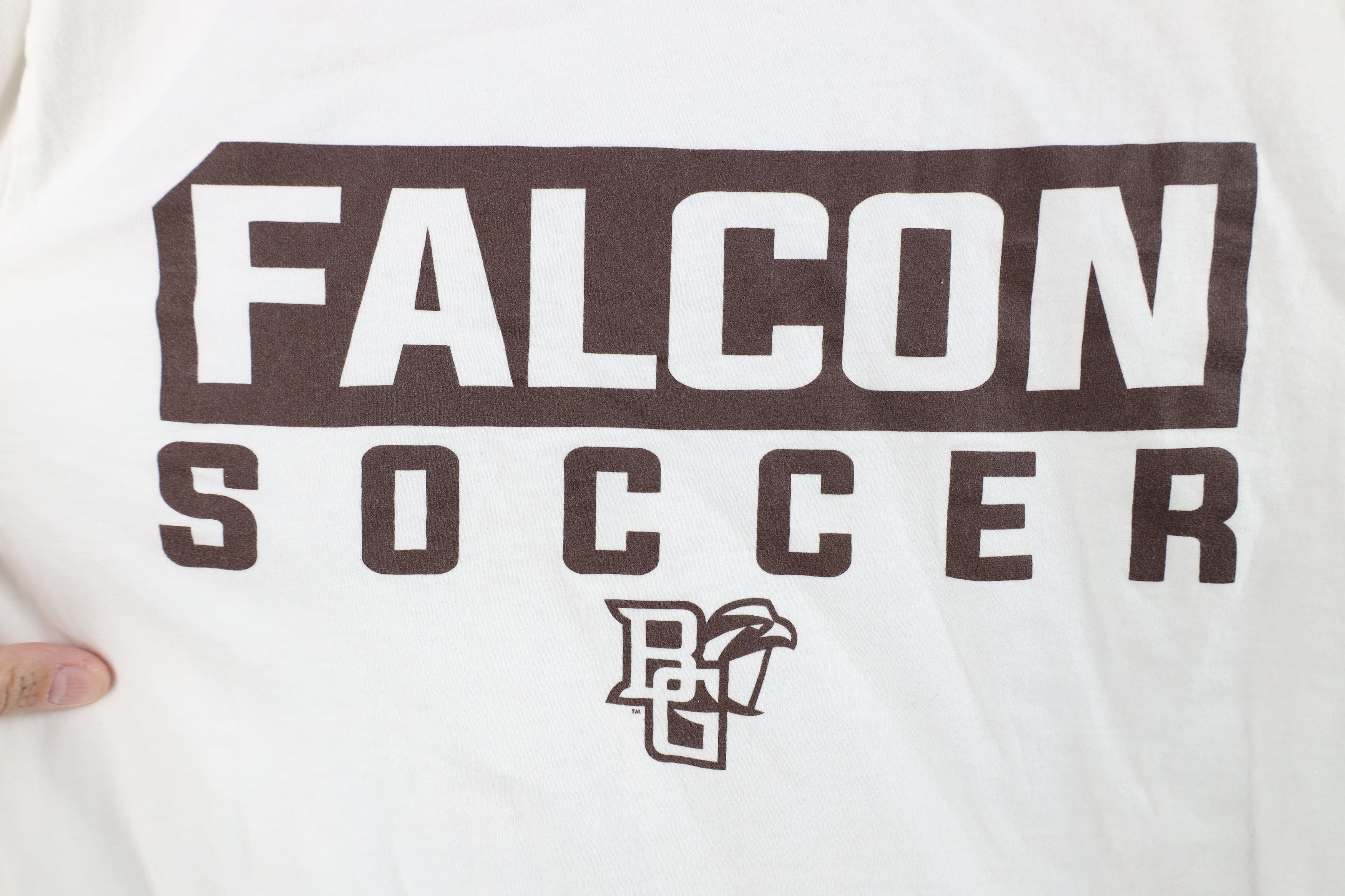 Nike Nike Bowling Green State University Soccer T-Shirt White Size US M / EU 48-50 / 2 - 4 Thumbnail