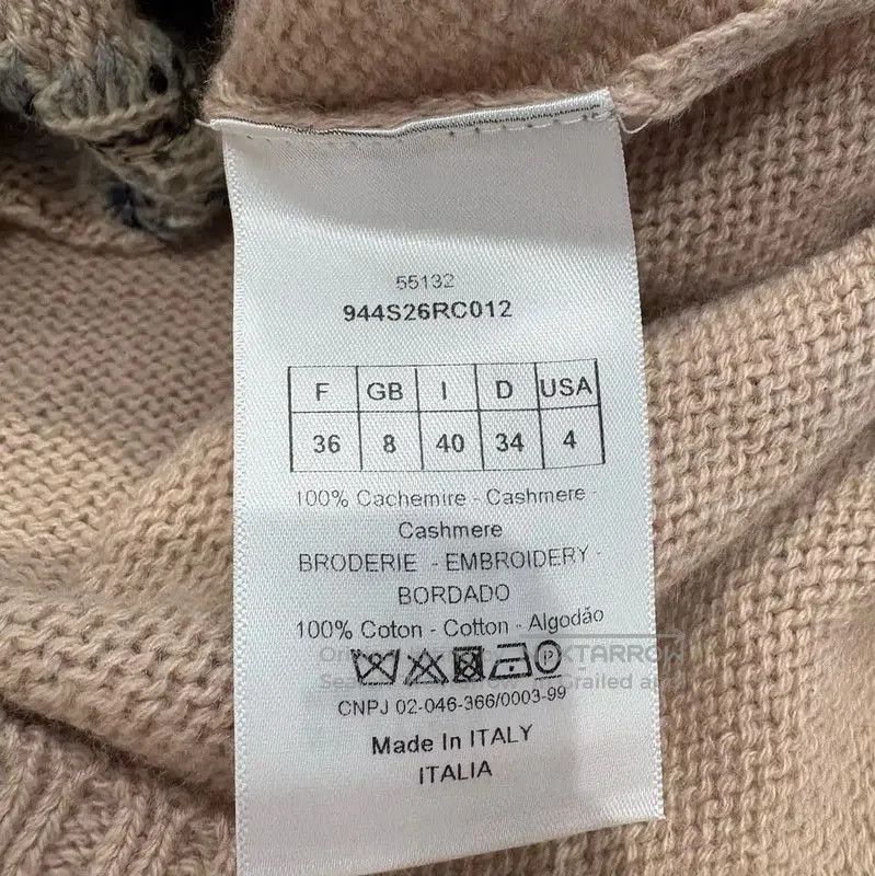 Dior Dior Pink Cashmere Sweater with Embroidery . Size S / US 4 / IT 40 - 7 Thumbnail