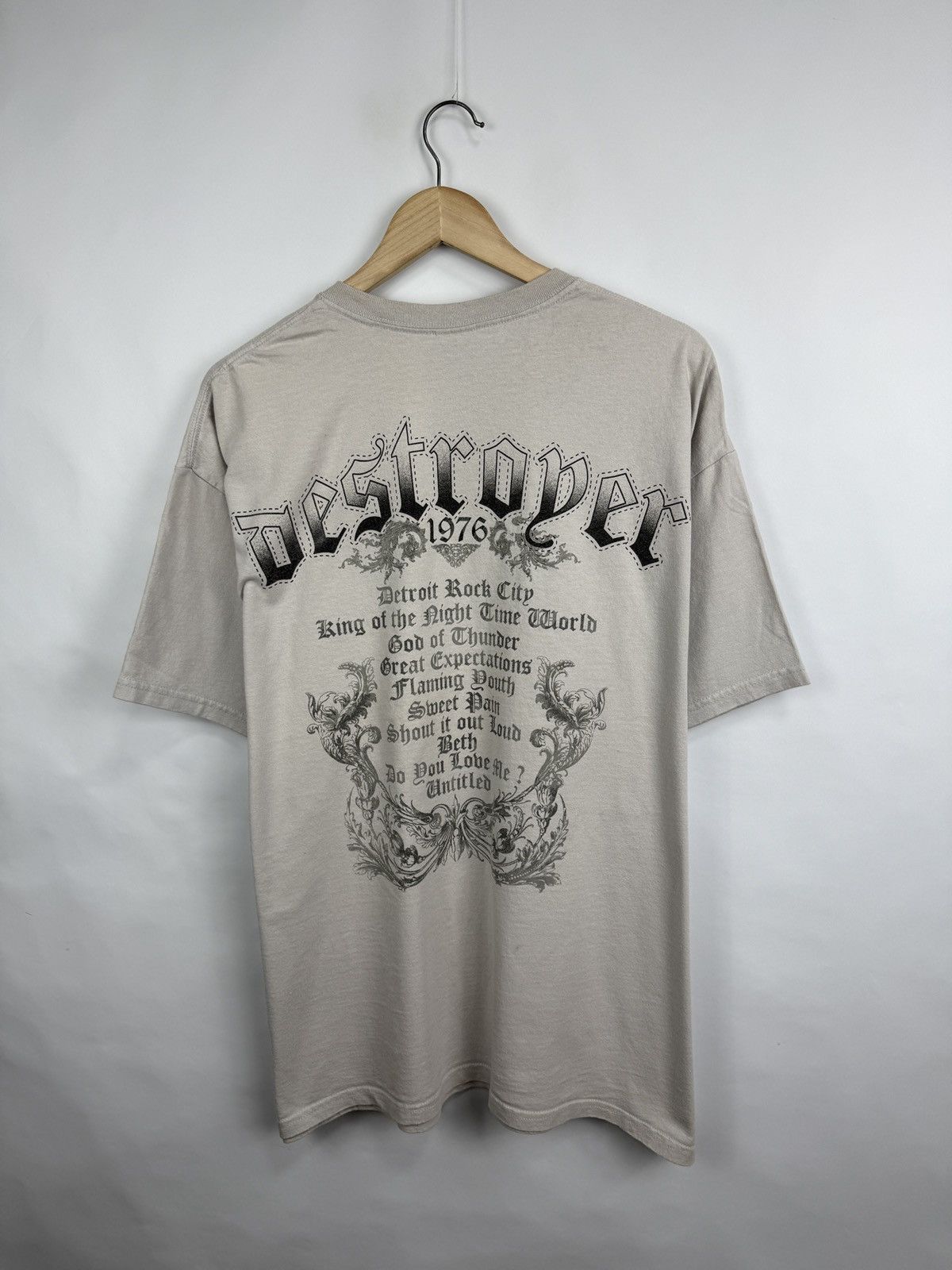 KISS 🇺🇸 Vintage Kiss Destroyer 1976 2009 T-Shirt Detroit Rock City Size US XL / EU 56 / 4 - 7 Thumbnail