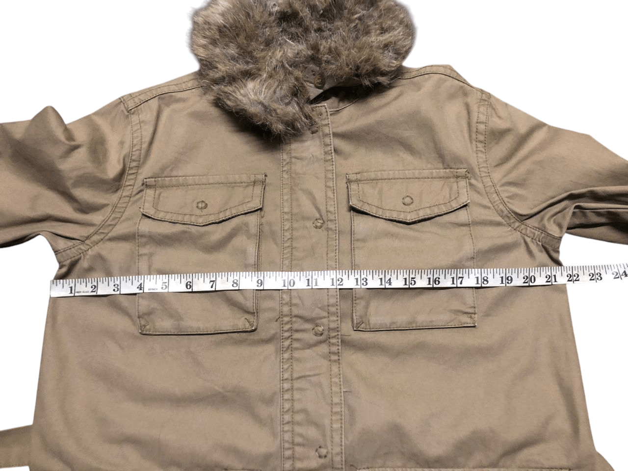 Japanese Brand ANTHROPOLOGIE Faux Fur-Trimmed Field Parka Jacket size xs Size M / US 6-8 / IT 42-44 - 17 Thumbnail