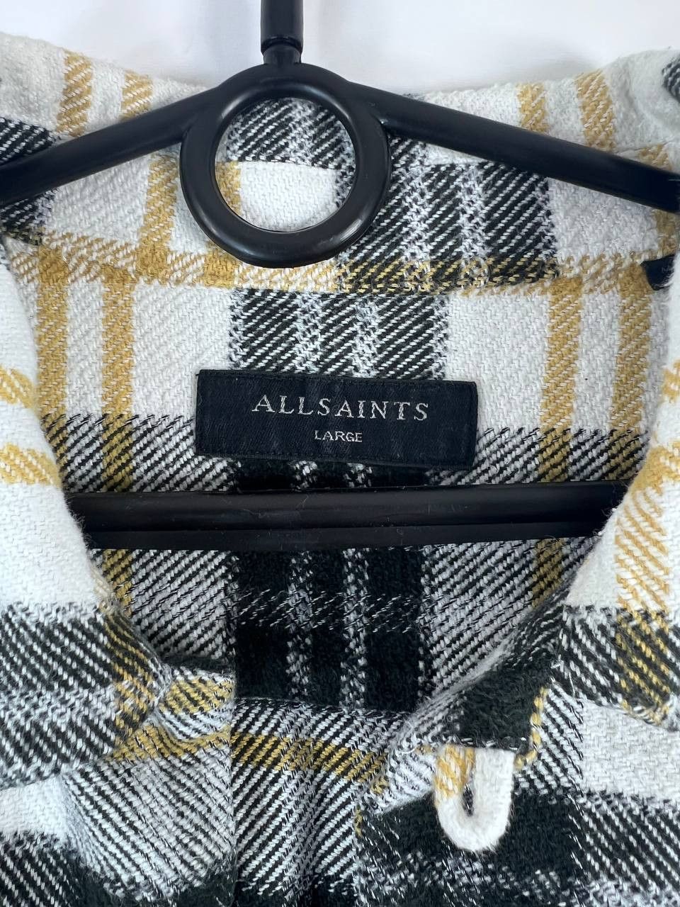 Allsaints AllSaints Men's Oversized Check Flannel Shirt Long Size L Size US L / EU 52-54 / 3 - 2 Thumbnail