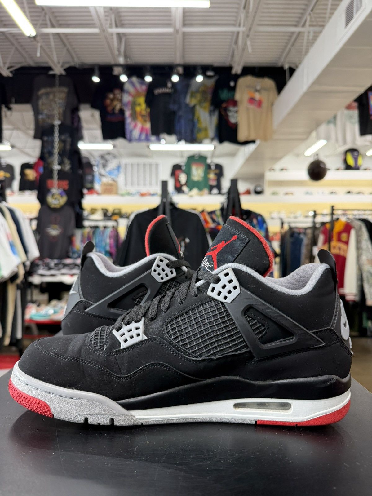 Jordan Brand Air Jordan 4 Bred Size 11.5 (2019) Size US 11.5 / EU 44-45 - 4 Thumbnail