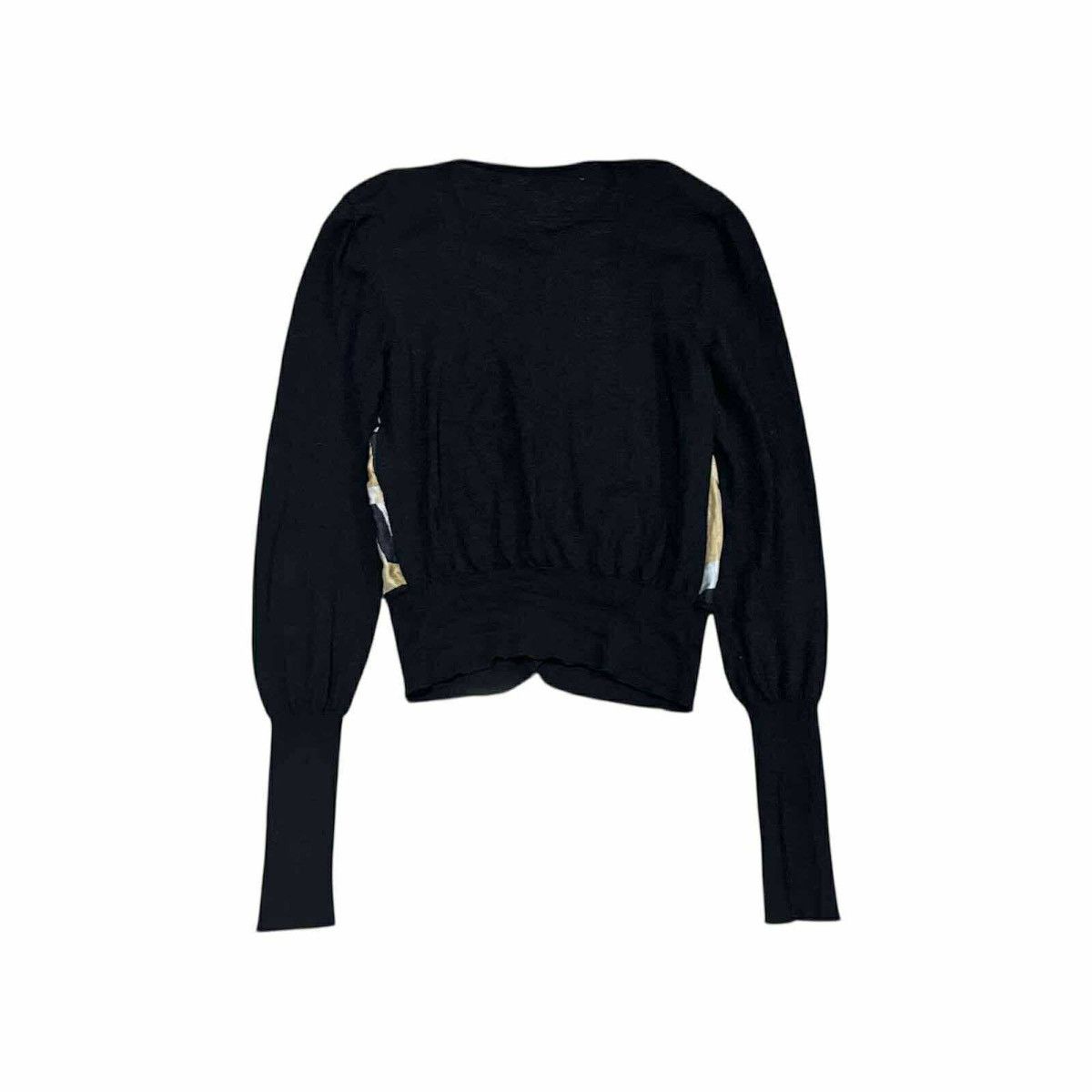 Salvatore Ferragamo 🔥Vintage Salvatore Ferragamo Silk Wool Cardigan Size L / US 10 / IT 46 - 9 Thumbnail