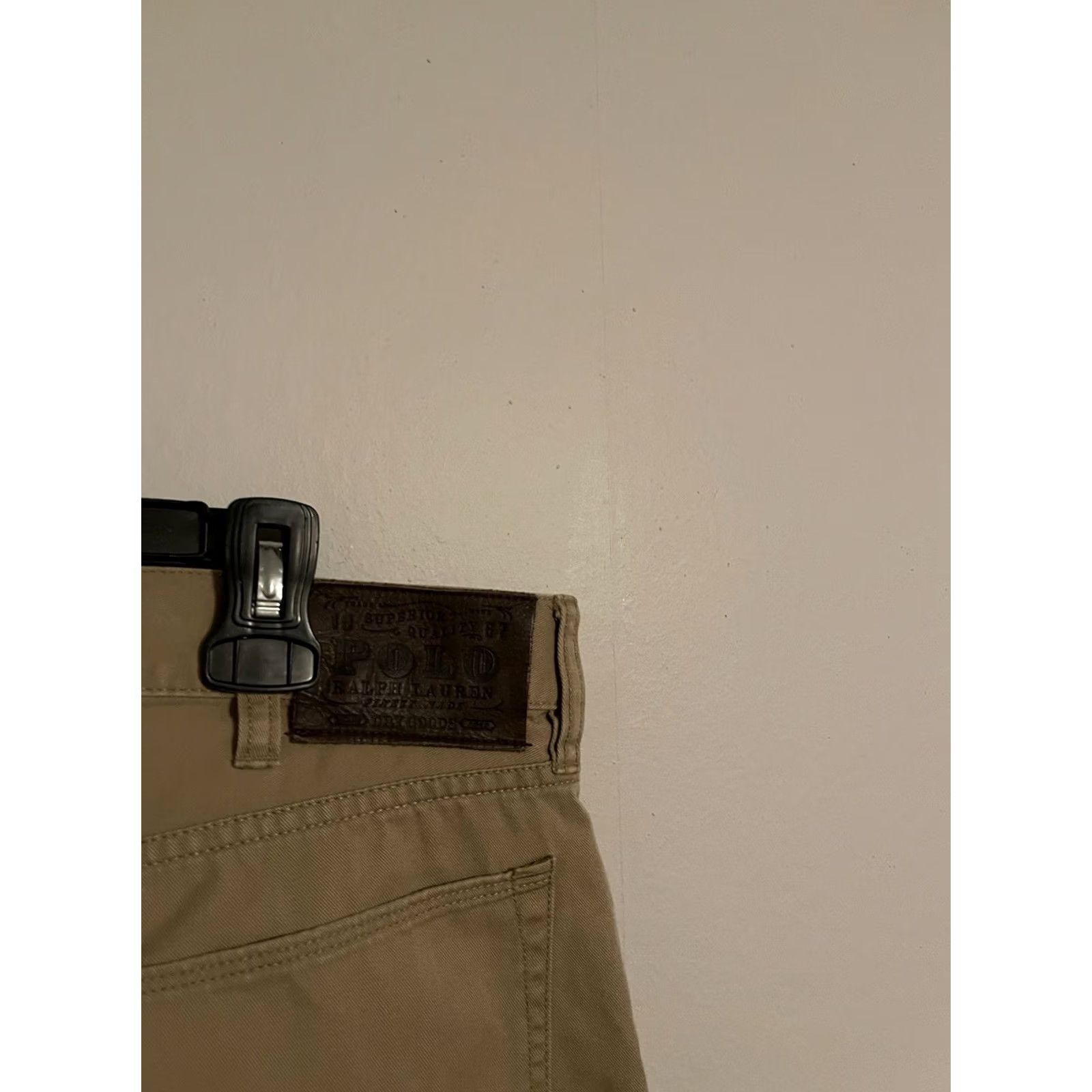 Polo Ralph Lauren Polo Ralph Lauren Pants Chino Beige Mens Straight Fit 36x34 Size US M / EU 48-50 / 2 - 2 Thumbnail