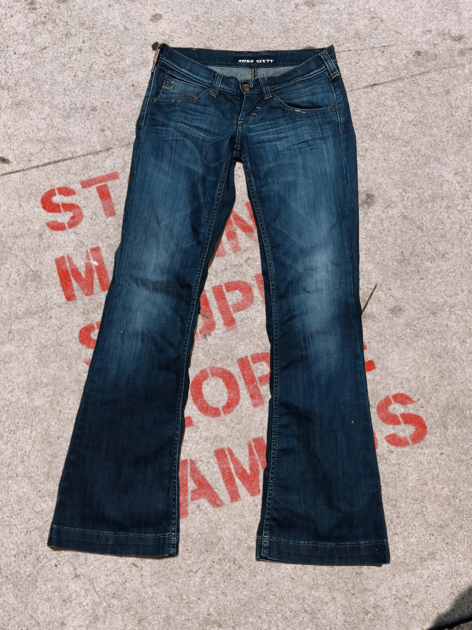 Miss Sixty Vintage Y2K Miss Sixty Flared Jeans Size 26" / US 2 / IT 38 - 1 Thumbnail