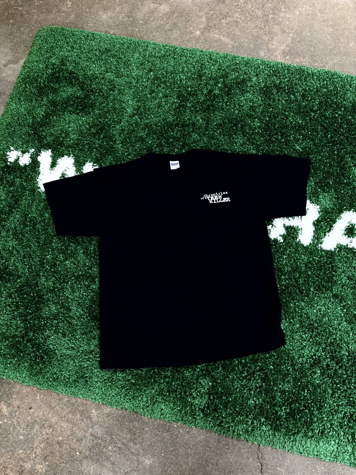 Gildan × Vintage RARE Chronicles Of a Teenage Killer Tee Black Sz. XL Size US XL / EU 56 / 4 - 1 Thumbnail