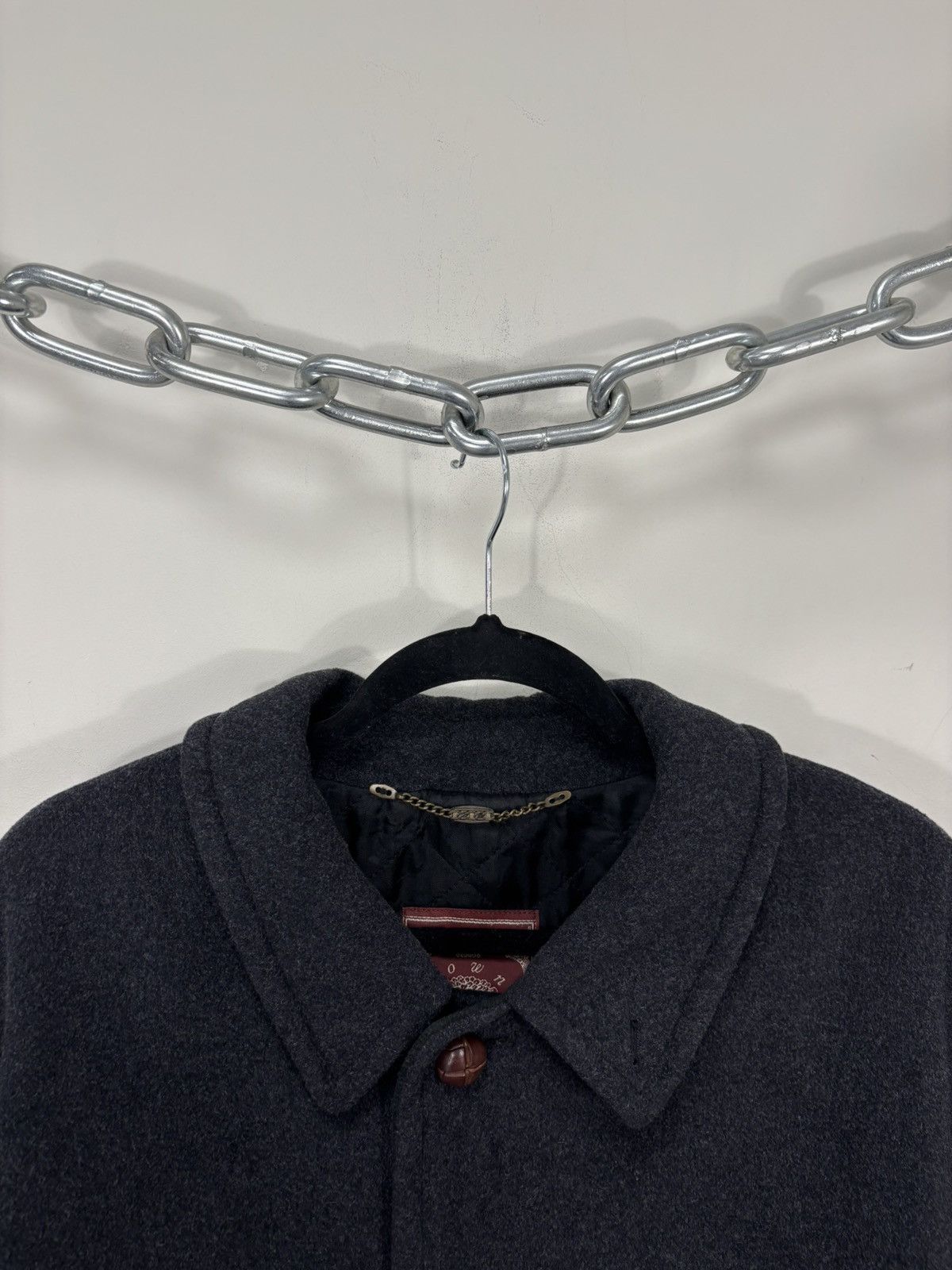 Schneiders Schneiders Salzburg Vintage Men’s Dark Gray Wool Overcoat Size US L / EU 52-54 / 3 - 5 Thumbnail