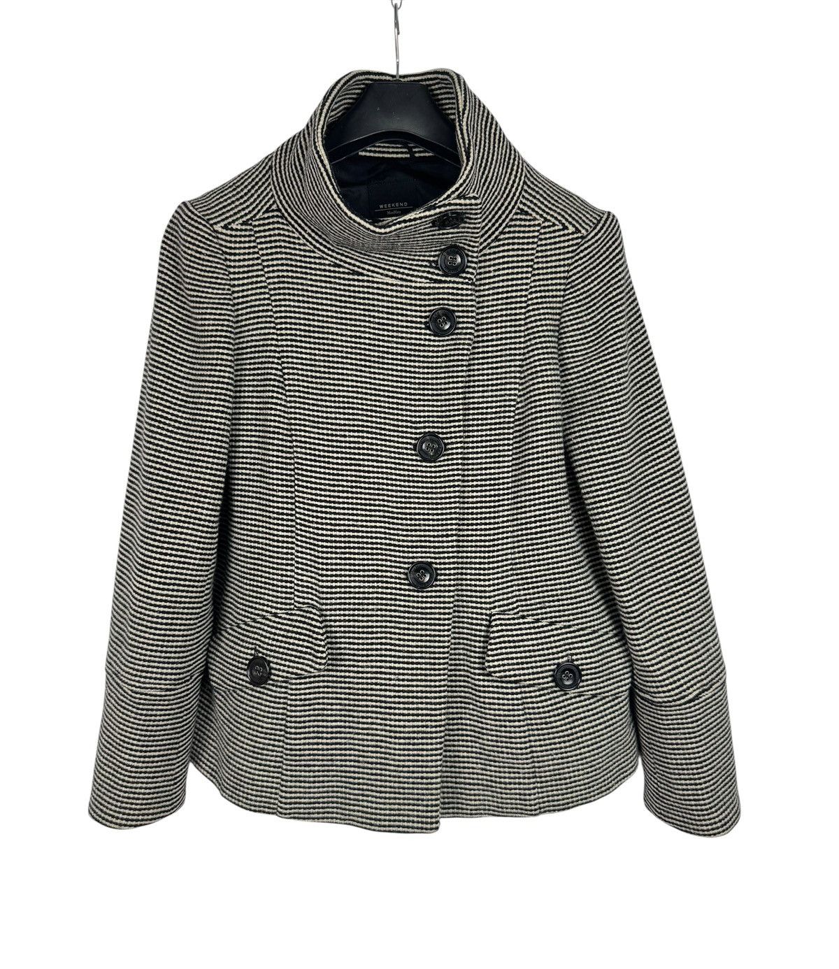 Weekend Max Mara Weekend Max Mara Wool Pea Coat Button Up size UK12 US10 Size M / US 6-8 / IT 42-44 - 8 Thumbnail