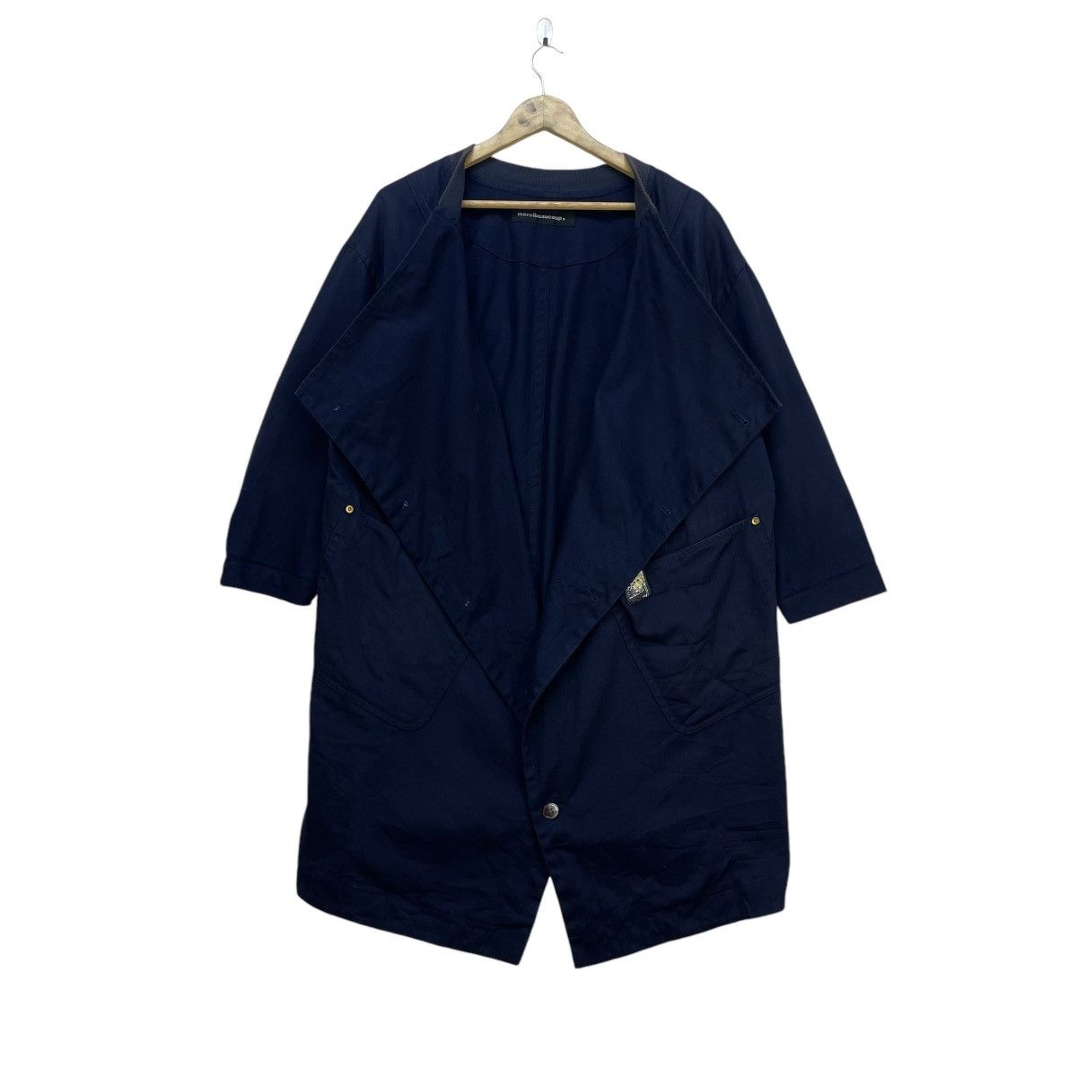 Issey Miyake × Sunao Kuwahara × mercibeaucoup 💥Mercibeacoup Drape Two Way Button Asymmetrical Size M / US 6-8 / IT 42-44 - 2 Thumbnail