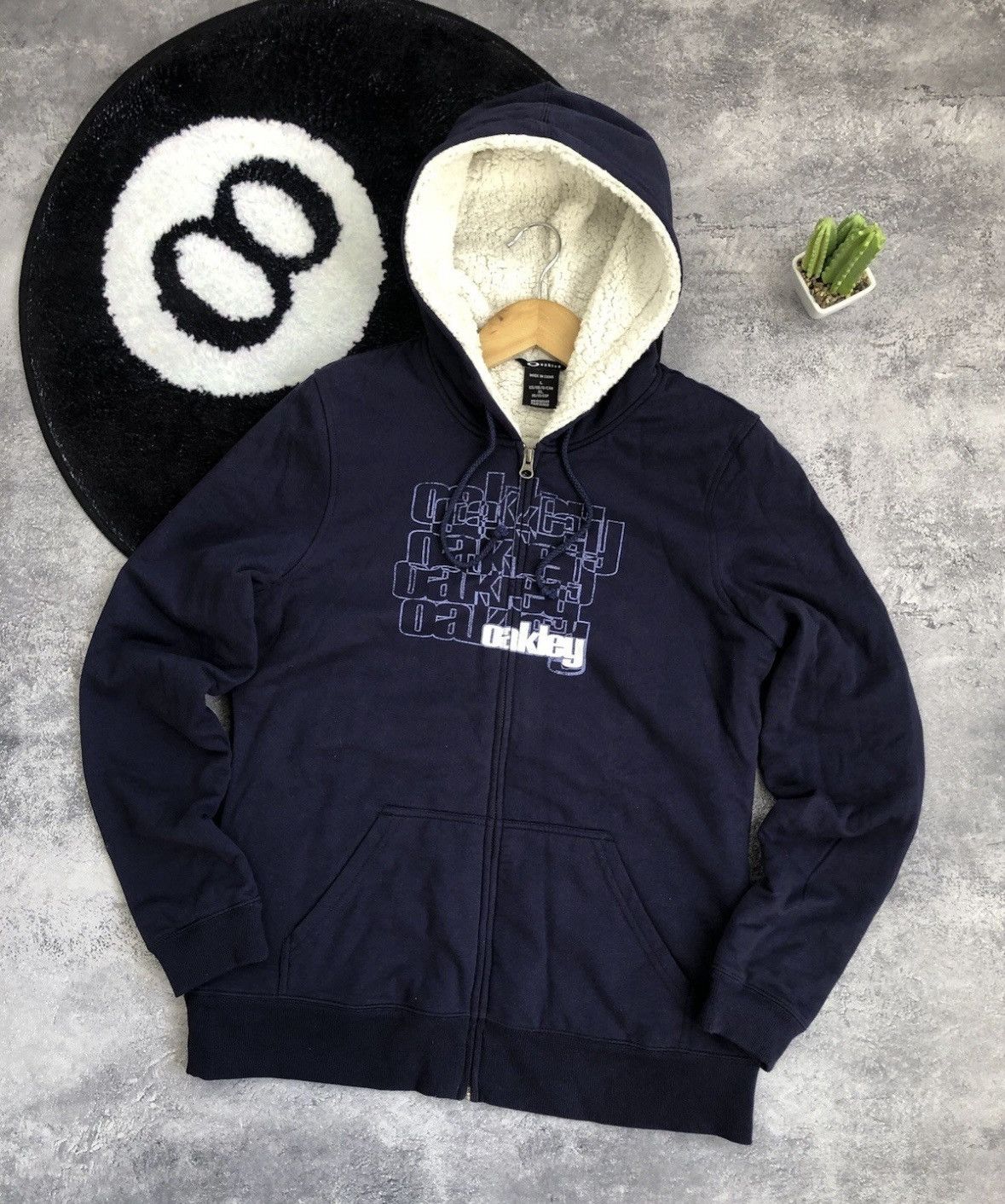 Oakley OAKLEY Hype Sherpa Zip Hoodie Streetwear Outdoor Gorpcore Size L / US 10 / IT 46 - 2 Thumbnail