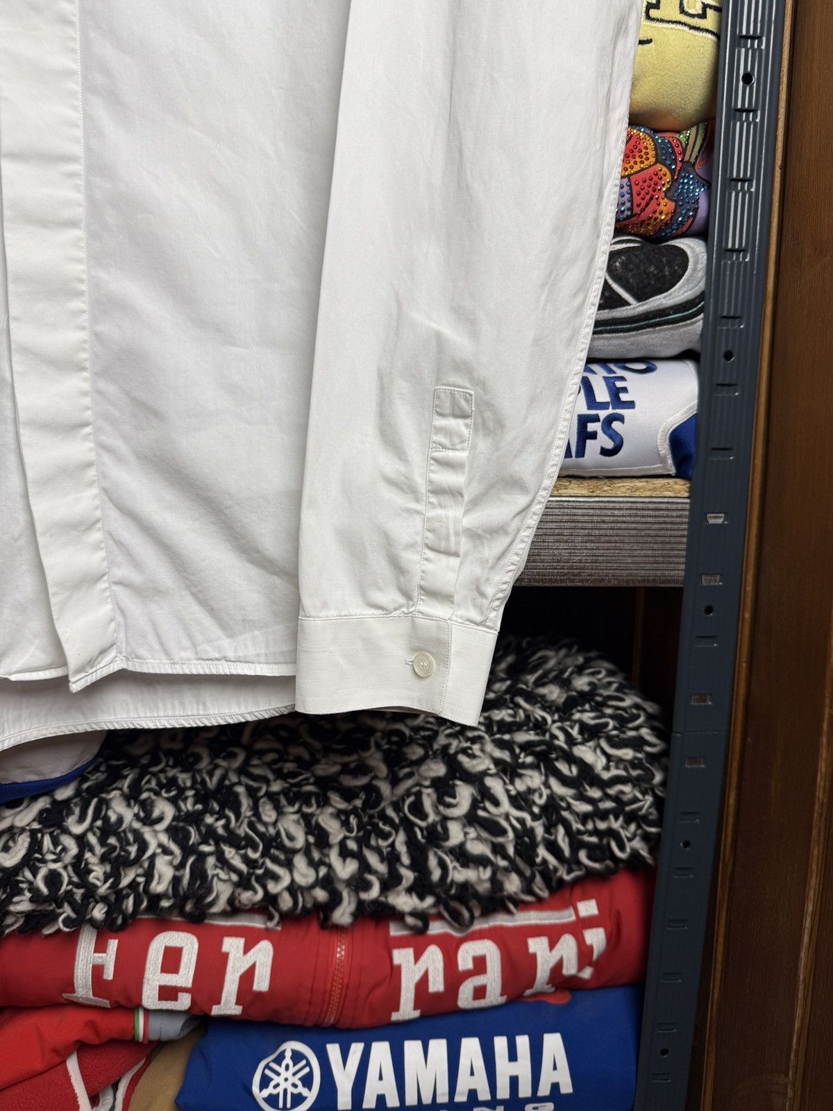 Dior Dior Homme White Luxury Shirt Size US M / EU 48-50 / 2 - 5 Thumbnail