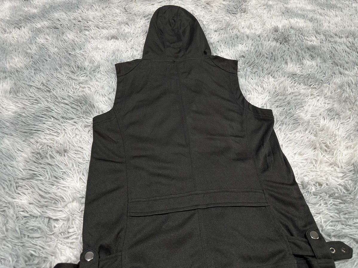 If Six Was Nine 🔥Sick Y2K Ricend Asymmetric Ninja Vest Hooded Vkei Goth Punk Size US S / EU 44-46 / 1 - 12 Thumbnail
