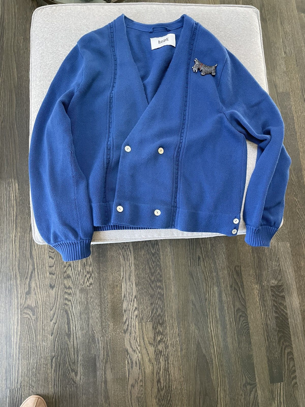 Pre-owned Bode Blue Cardigan