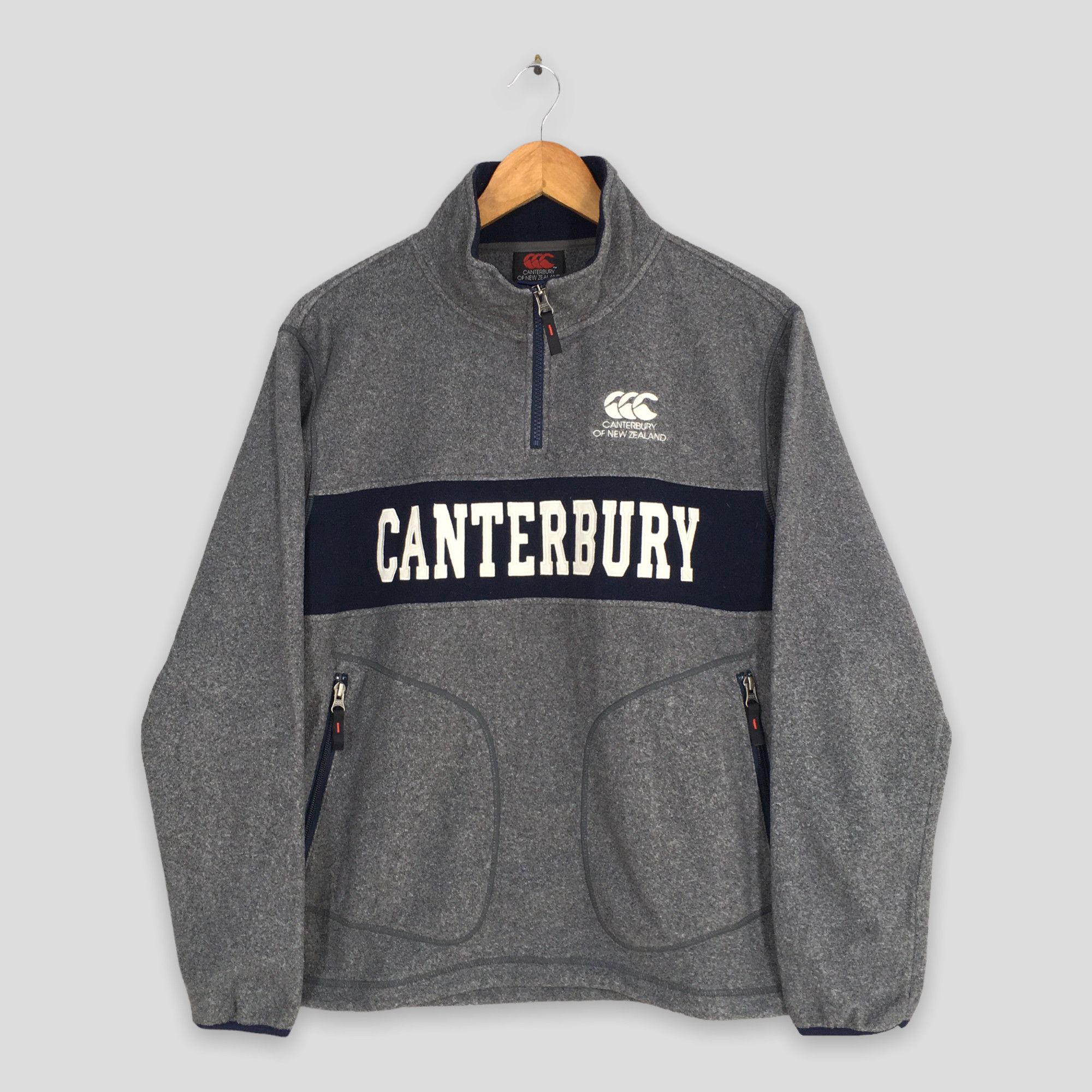 Canterbury of New Zealand × Vintage Canterbury Of New Zealand Rugby Gray Sweatshirt Medium Size US M / EU 48-50 / 2 - 1 Thumbnail